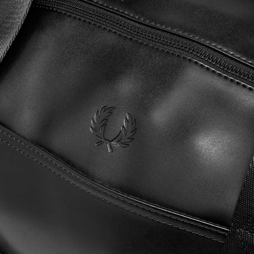 Fred Perry Embossed Barrel Bag Black END.