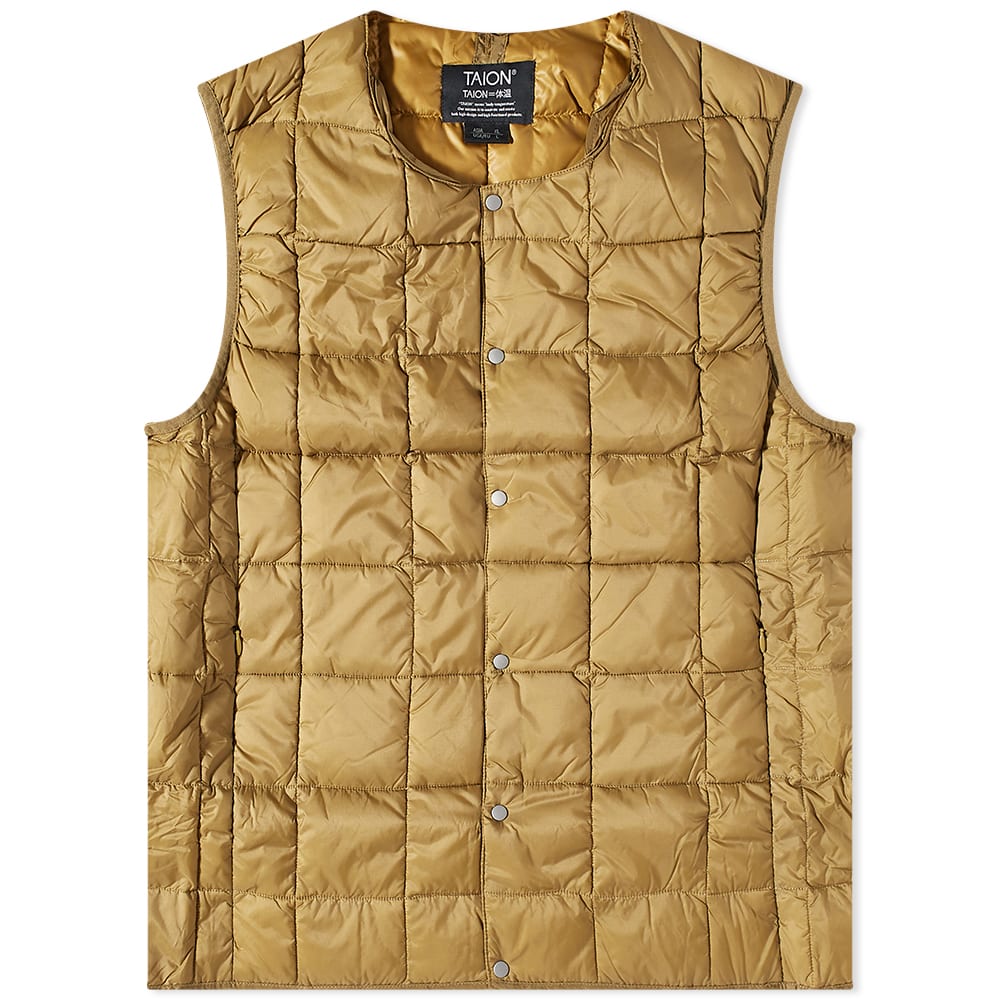 Taion Crew Neck Down Vest Beige END. (JP)