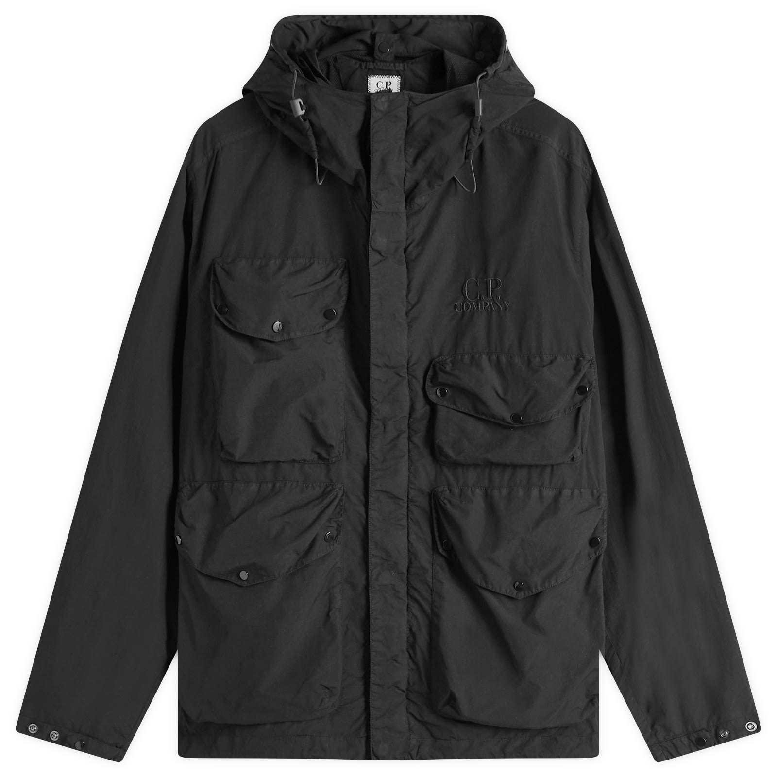 C.P. Company Flatt Nylon Goggle Jacket Black | END. (US)