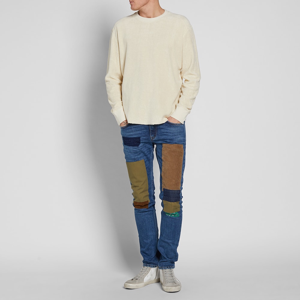 Acne studios patchwork jeans clearance