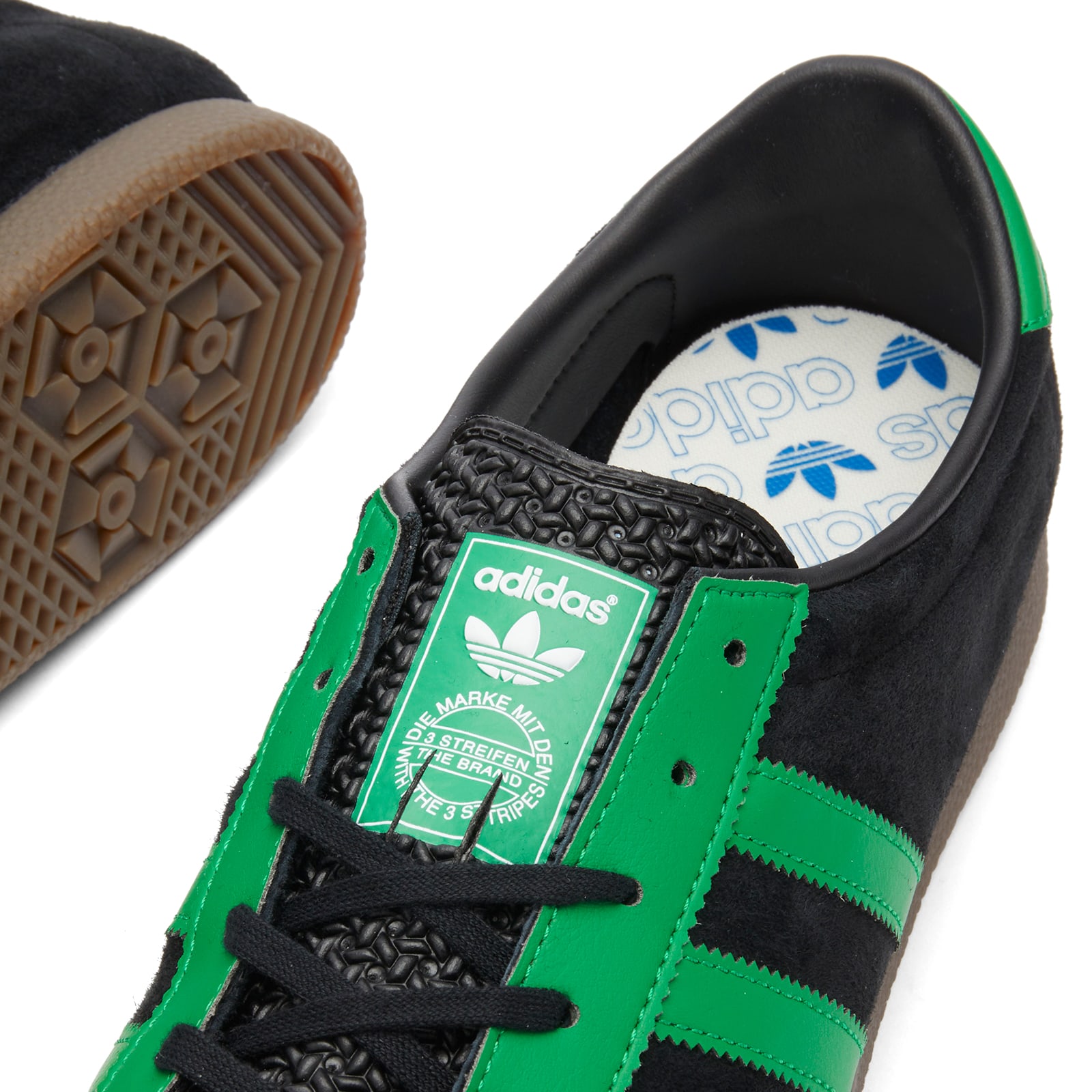 Adidas London Core Black/Green Gum - Curated Menswear