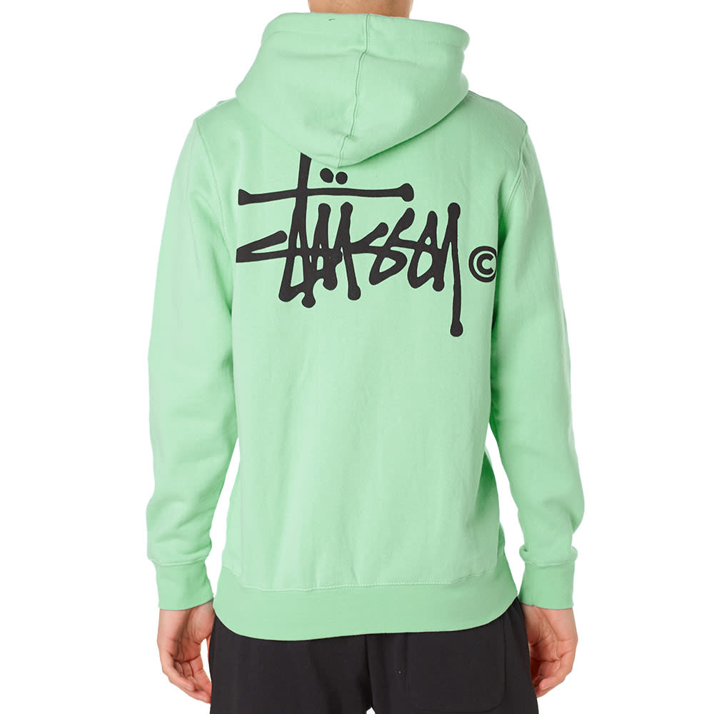 Stussy mint hoodie clearance
