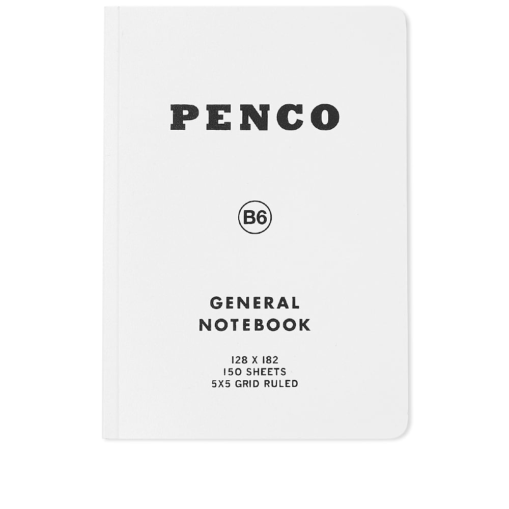 Hightide & Penco Soft PP Grid B6 Notebook White END. (US)