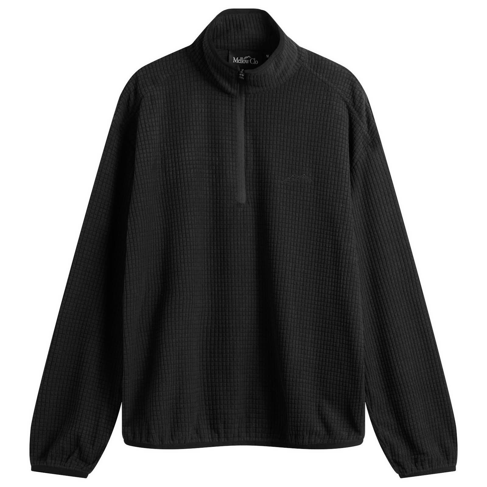 Mellow Clo Men’s Summit Half Zip Fleece Black