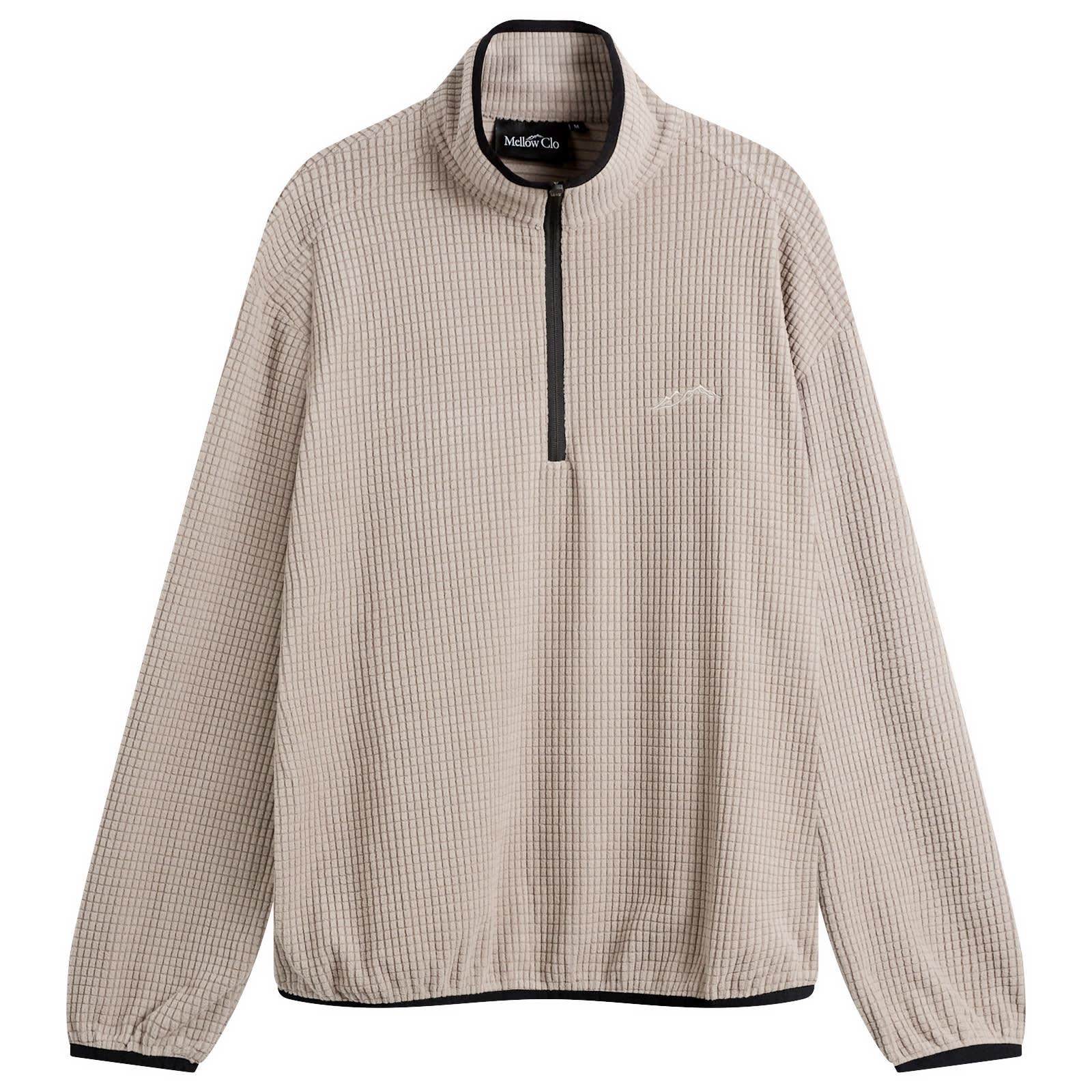 Mellow Clo Men’s Summit Half Zip Fleece Stone