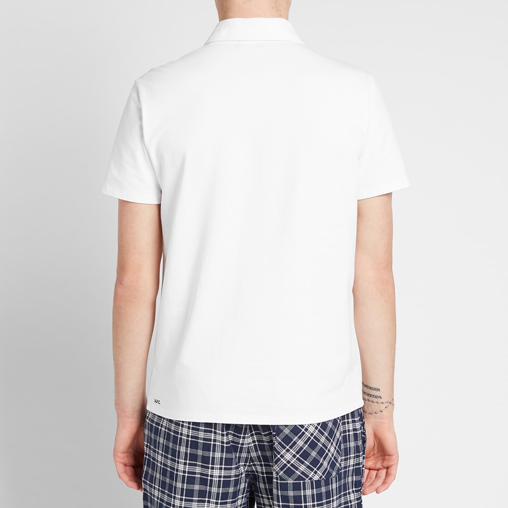 A.P.C. Jersey Polo White | END. (US)