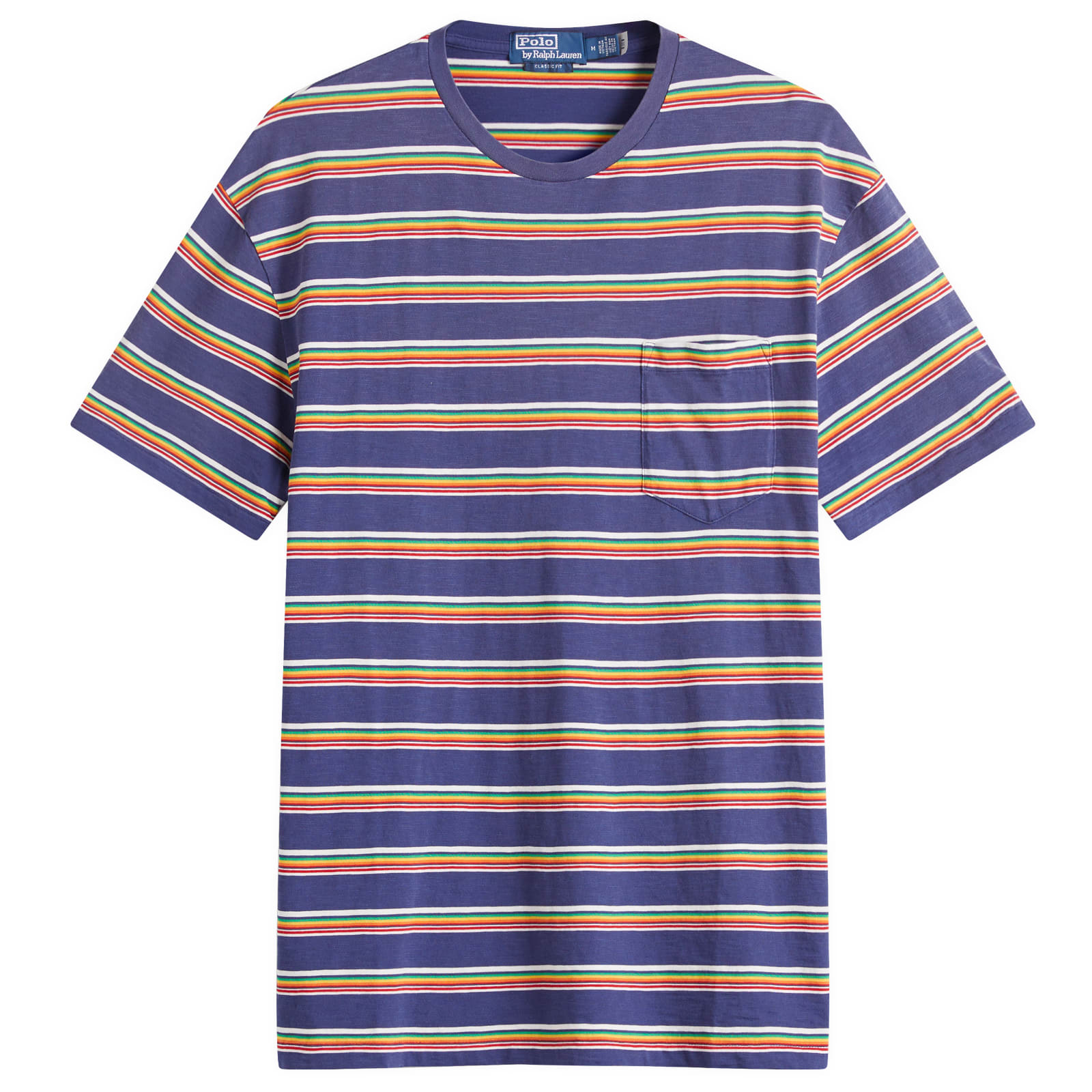 Polo Ralph Lauren Surf Club Stripe T-Shirt New Classic Navy
