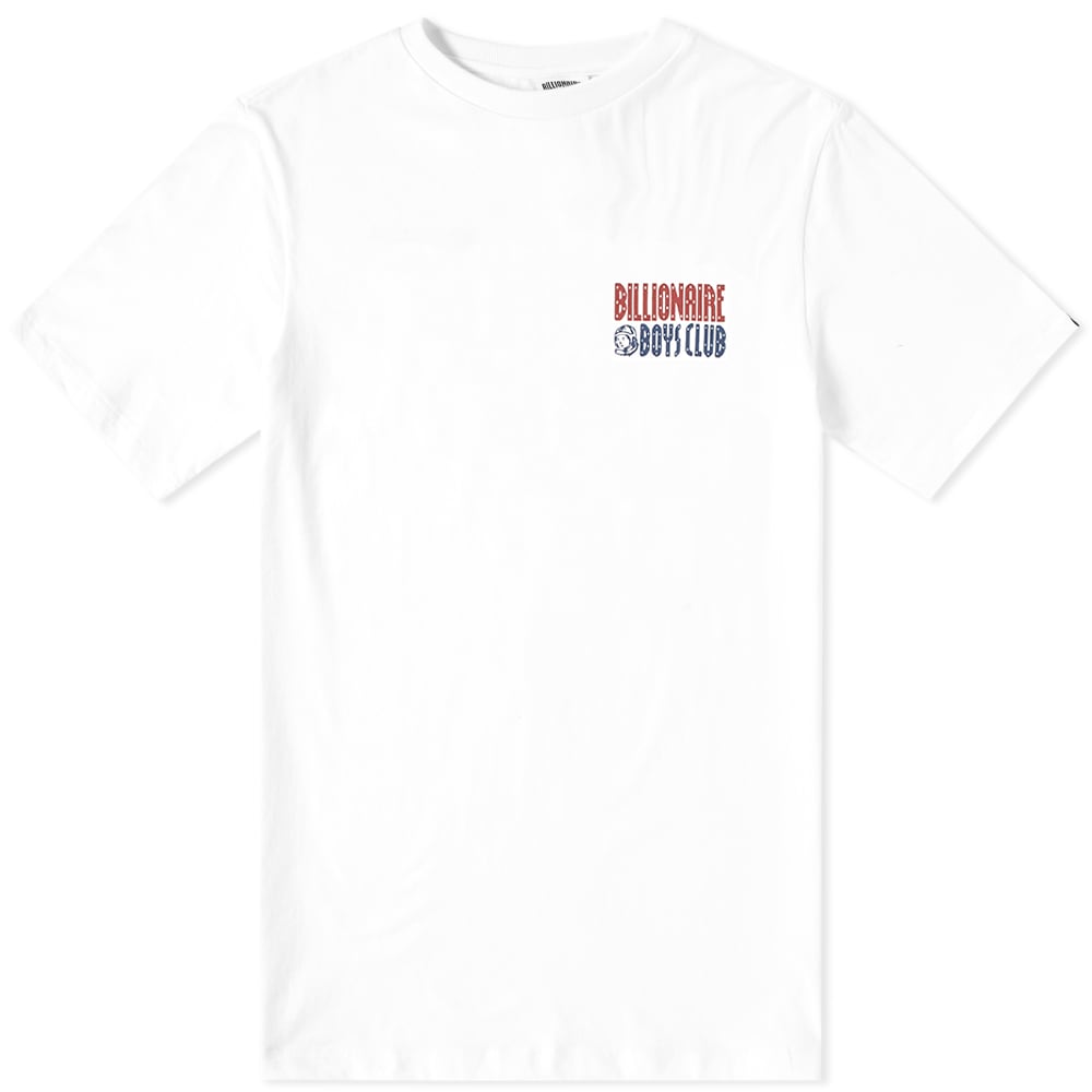 The brainchild of Pharrell Williams and Japanese design star, Nigo, Billionaire Boys Club is a top name in the world of premium streetwear.
The Sailing Team Tee comes cut from pure cotton and is decorated front and back with nautically inspired, tri-coloured and screen printed graphics. A ribbed crew neckline and a woven logo tab to the sleeve neatly finish this piece. 

100% Cotton
Screen Printed Graphics
Crew Neckline
Woven Logo Tab to the Sleeve