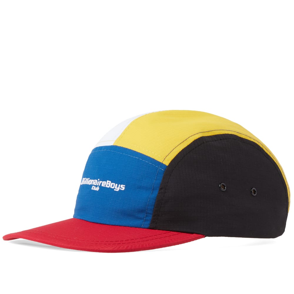 The brainchild of Pharrell Williams and Japanese design star, Nigo, Billionaire Boys Club is a top name in the world of premium streetwear.
The Sunseeker Five Panel Cap comes constructed from a durable nylon ripstop and is finished with an embroidered logo to the front and metallic ventilation eyelets. To the back, this piece is finished with an adjustable strap which showcases a reflective strip. 

Nylon Ripstop
Metallic Eyelets
5 Panel Construction
Embroidered Logo Branding 
Adjustable Strap to the Back with a Reflective Strip
