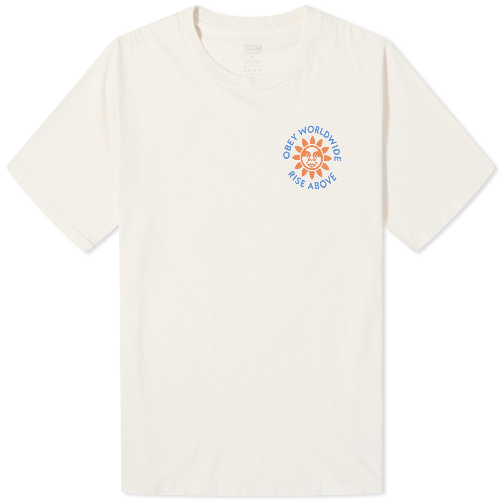 Obey Men’s Rise Above T-Shirt Pigment Sago