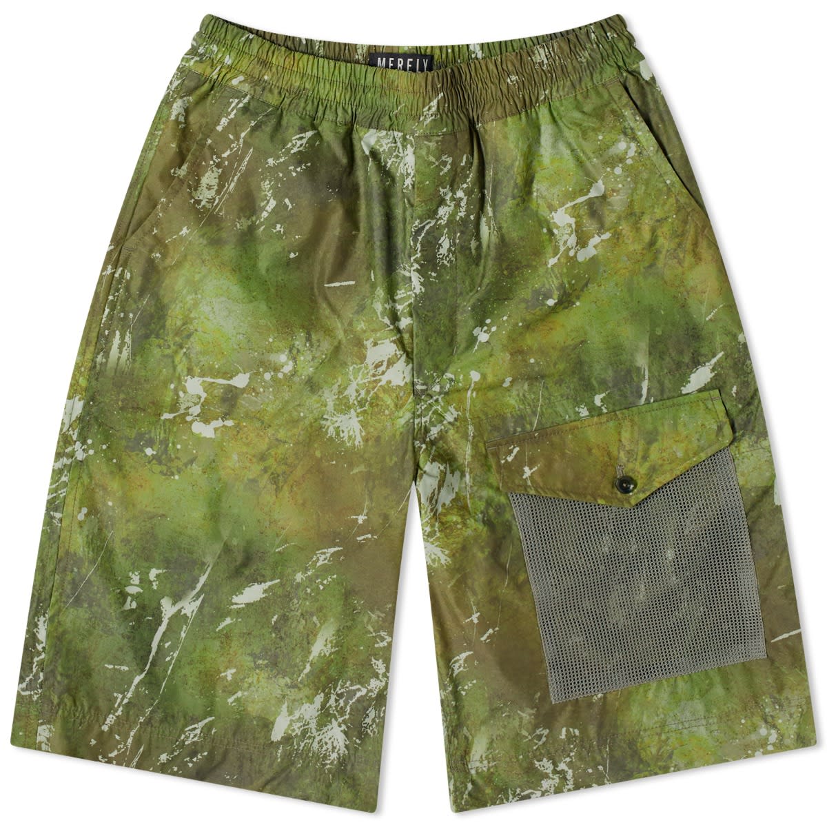 [PARAGRAPH]★韓国大人気★Green Patch Shorts NO.50 Merely Made Patch Pocket Wide Short Army Green | END. (CA)