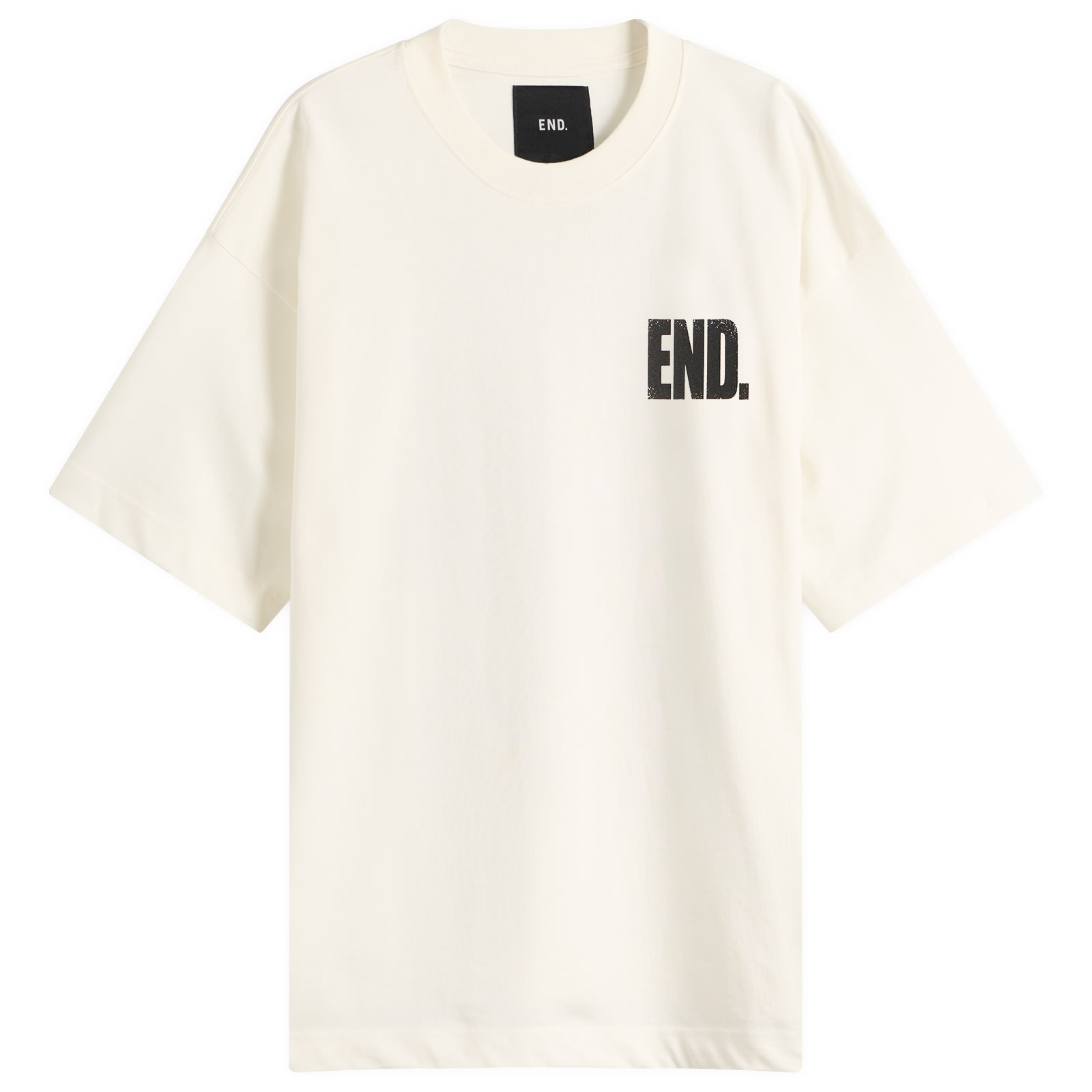 END. Glasgow T-Shirt in Ecru, Size X-Small