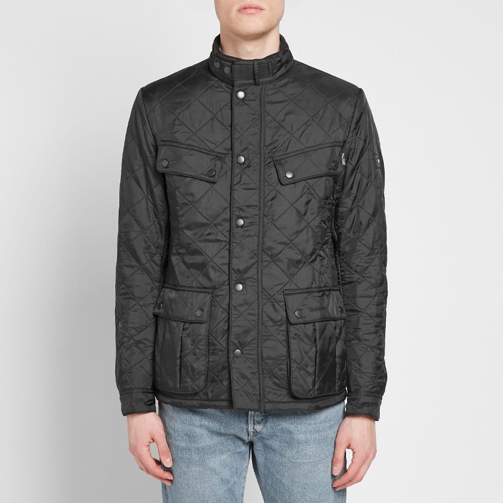 Barbour International Ariel Polarquilt Jacket Black | END.