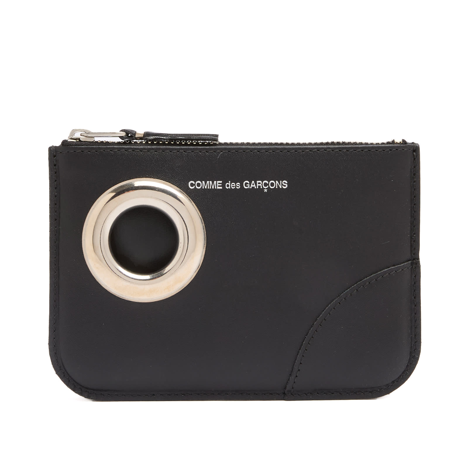 Comme des Garçons Wallet SA8100SE Eyelet Wallet in Black