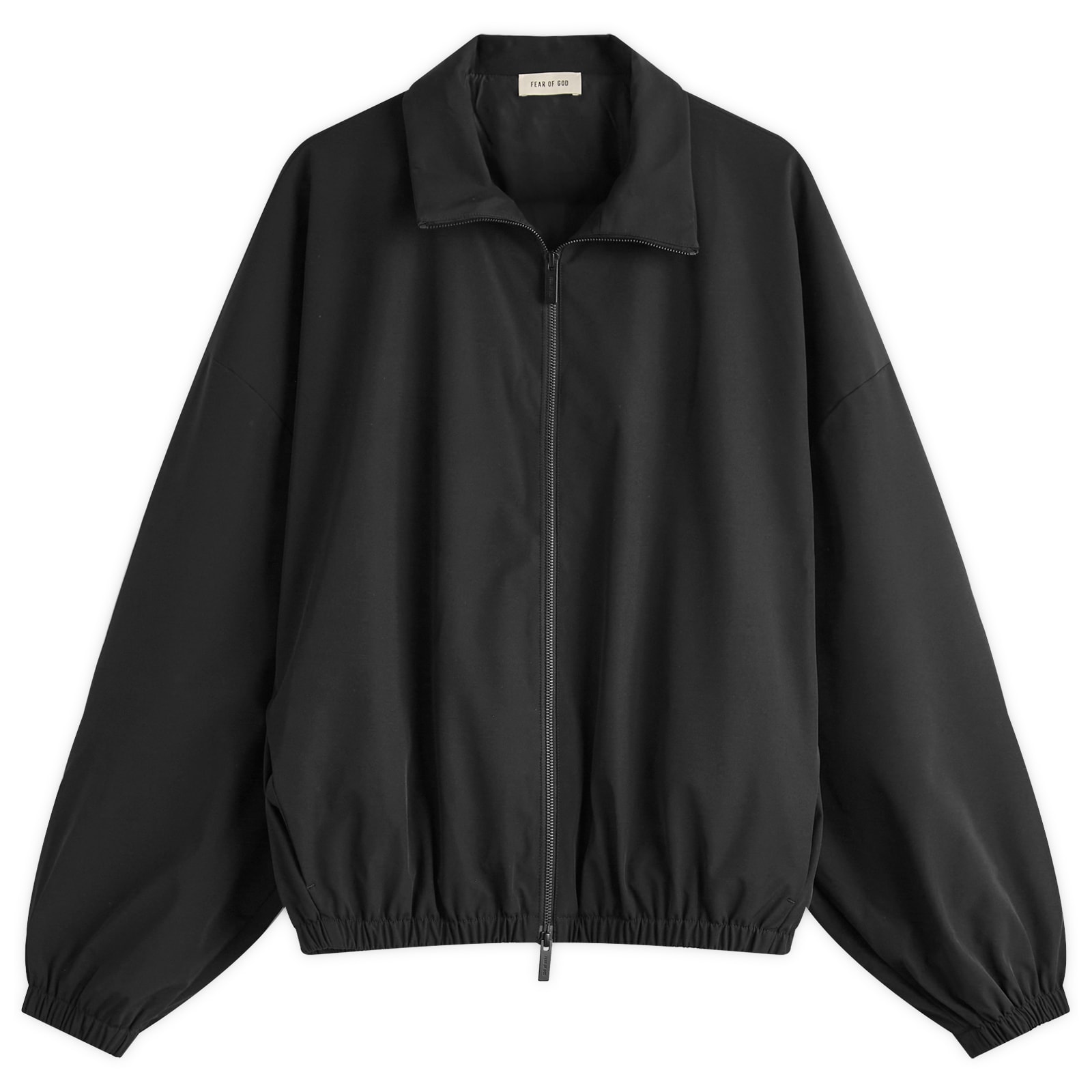 Fear Of God Men's High Neck Technical Track Jacket Black - Curated