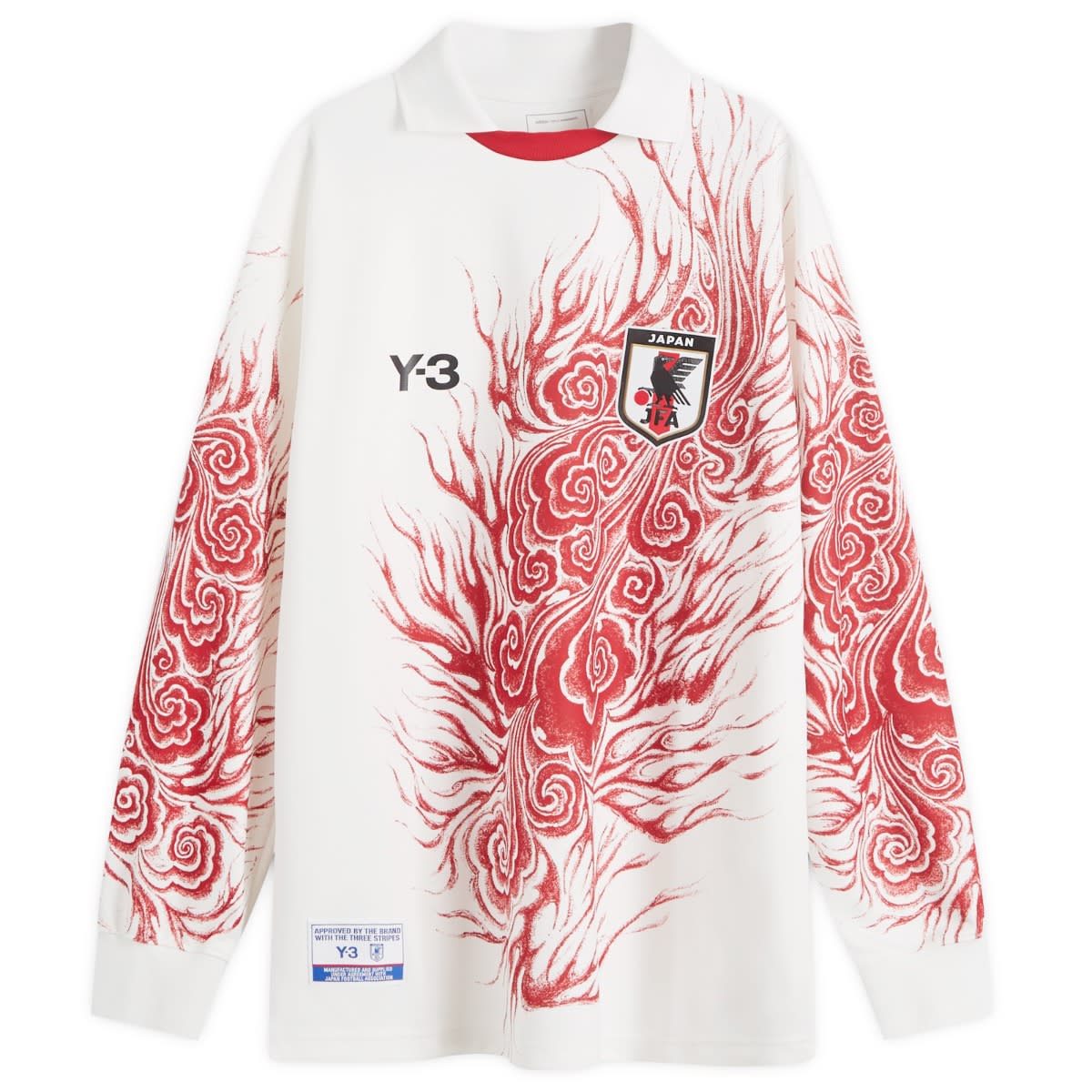 Y-3 JFA Long Sleeve T-Shirt White | END. (US)