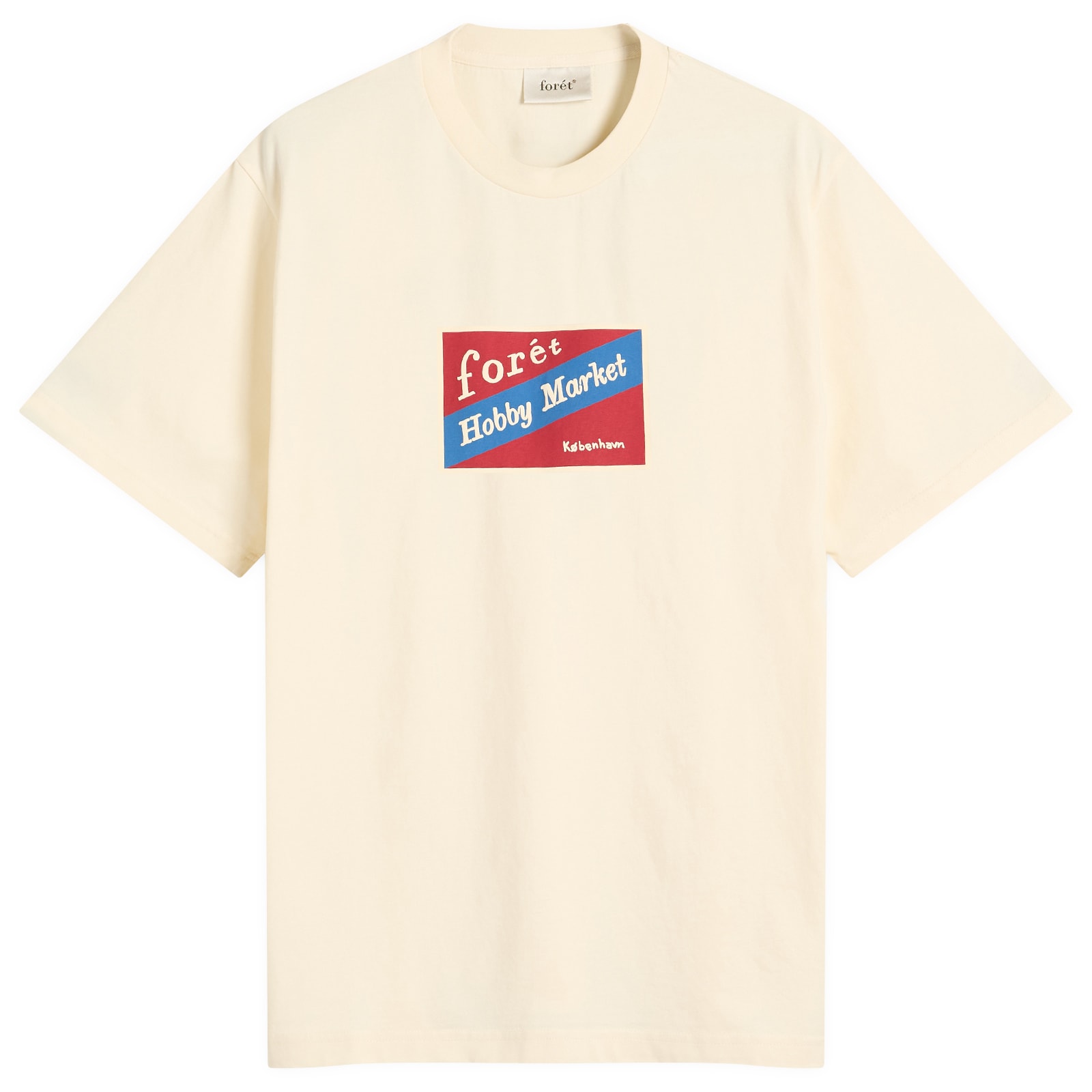 Tシャツ・カットソー EiDER FORET Forest Short Sleeve Round T-ShirtWhite DMM24258W Foret Hobby T-Shirt Cloud | END. (US)