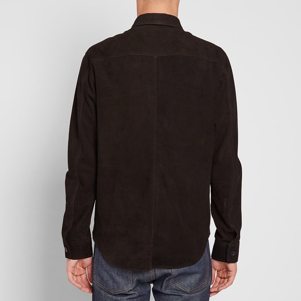 Our Legacy Suede Zip Shirt Black | END.