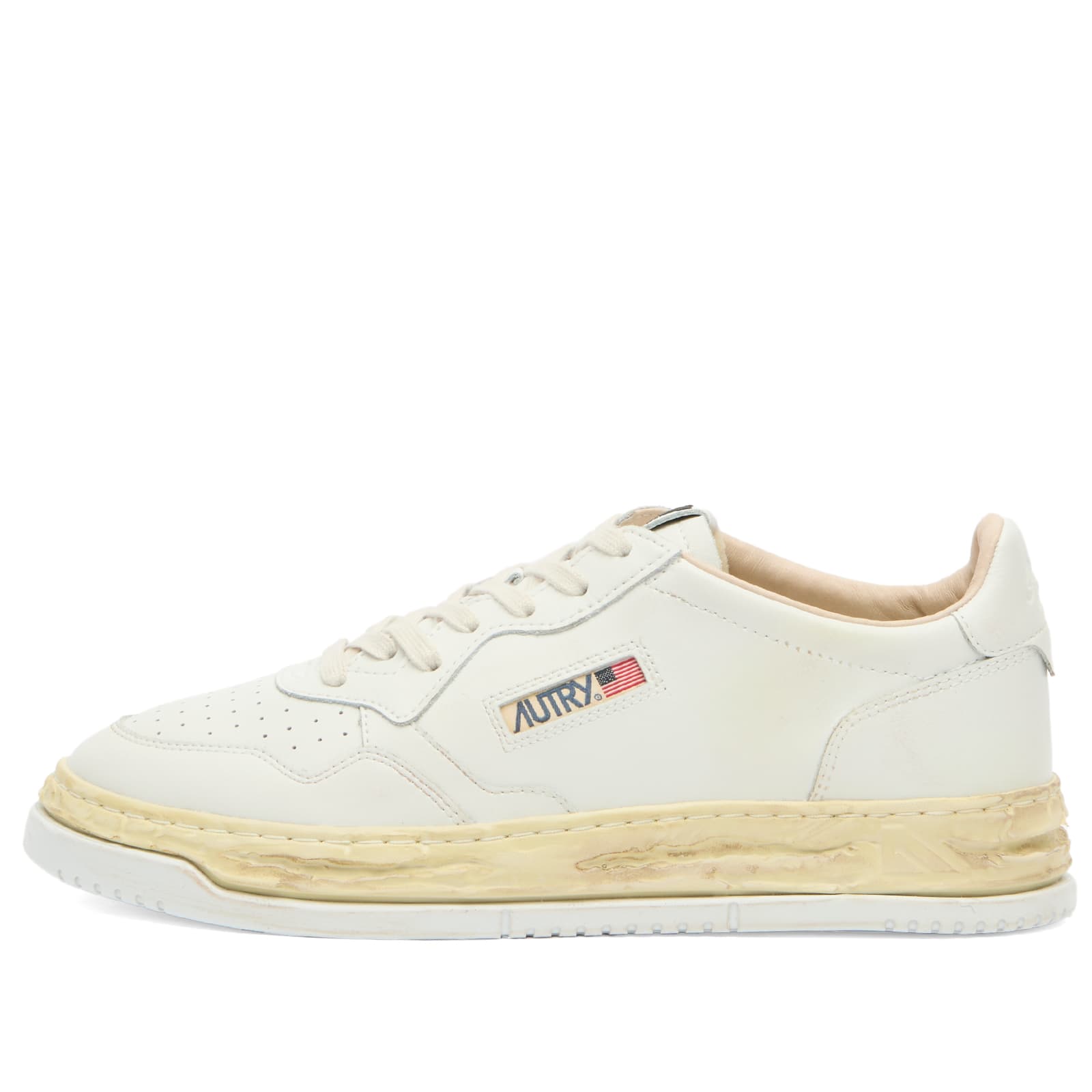Autry Men's x Mihara Yasuhiro Super Vintage Medalist Low White - AVLMMMY1