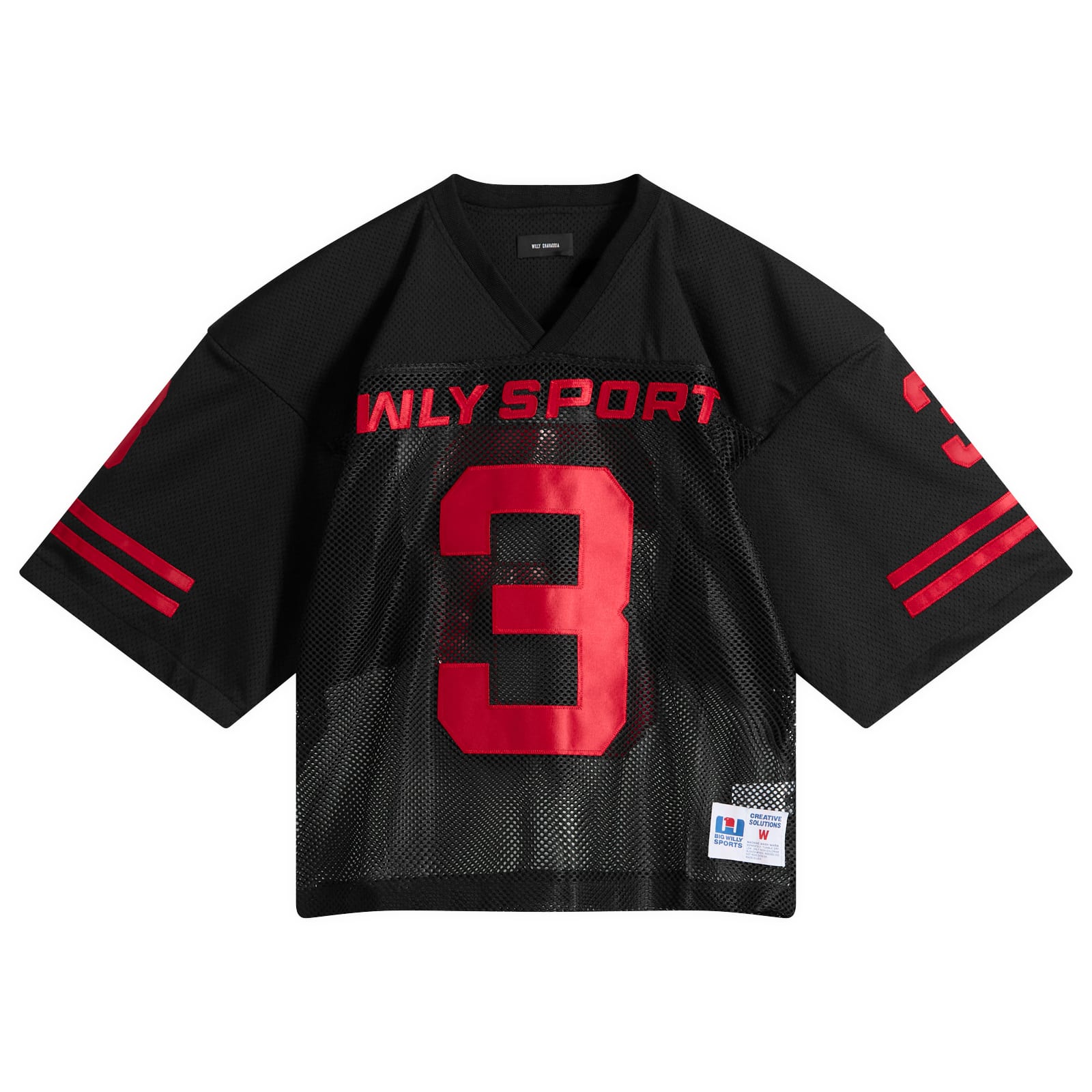 Willy Chavarria Men’s Football Jersey Black