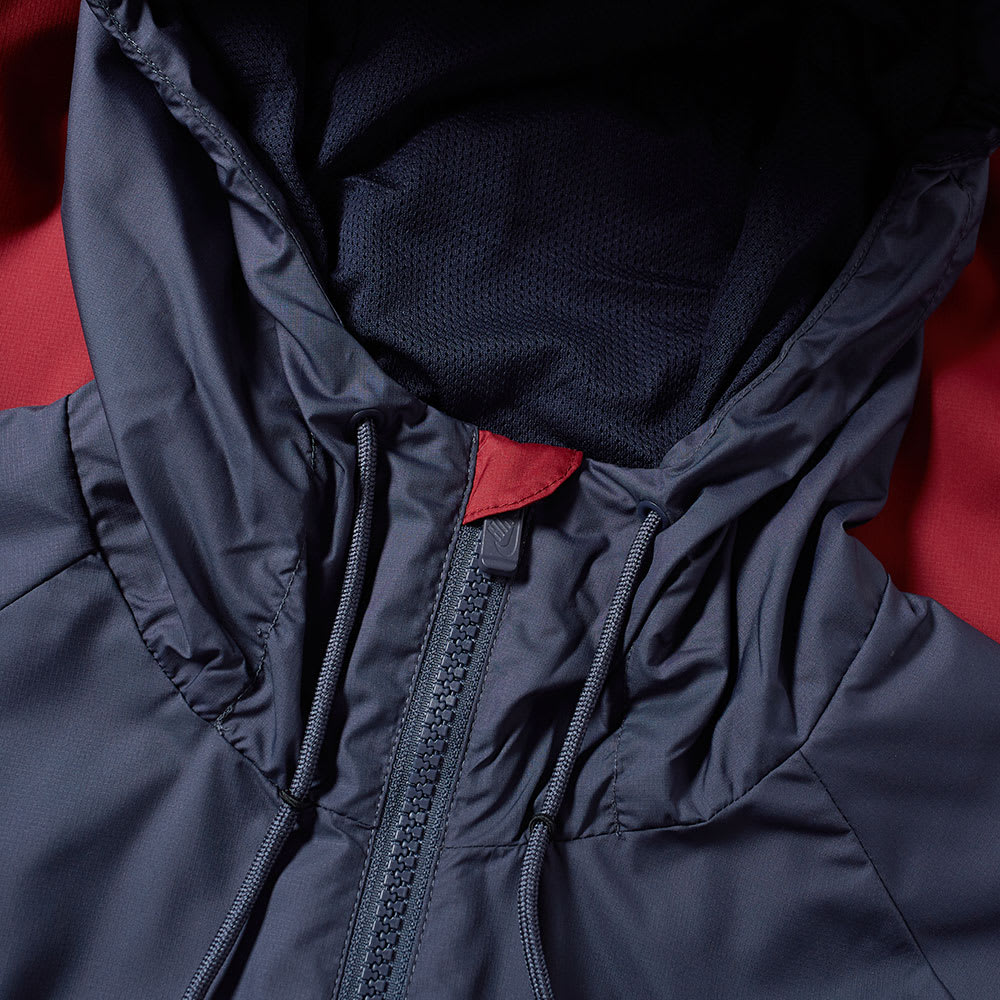 nike windrunner jacket red blue