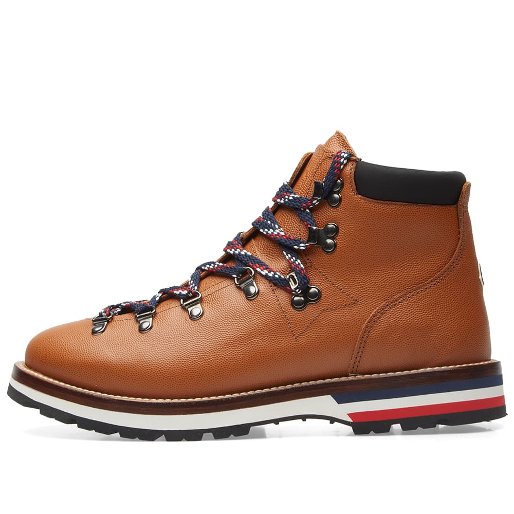 Moncler Peak Leather Hiking Boot Brown END.