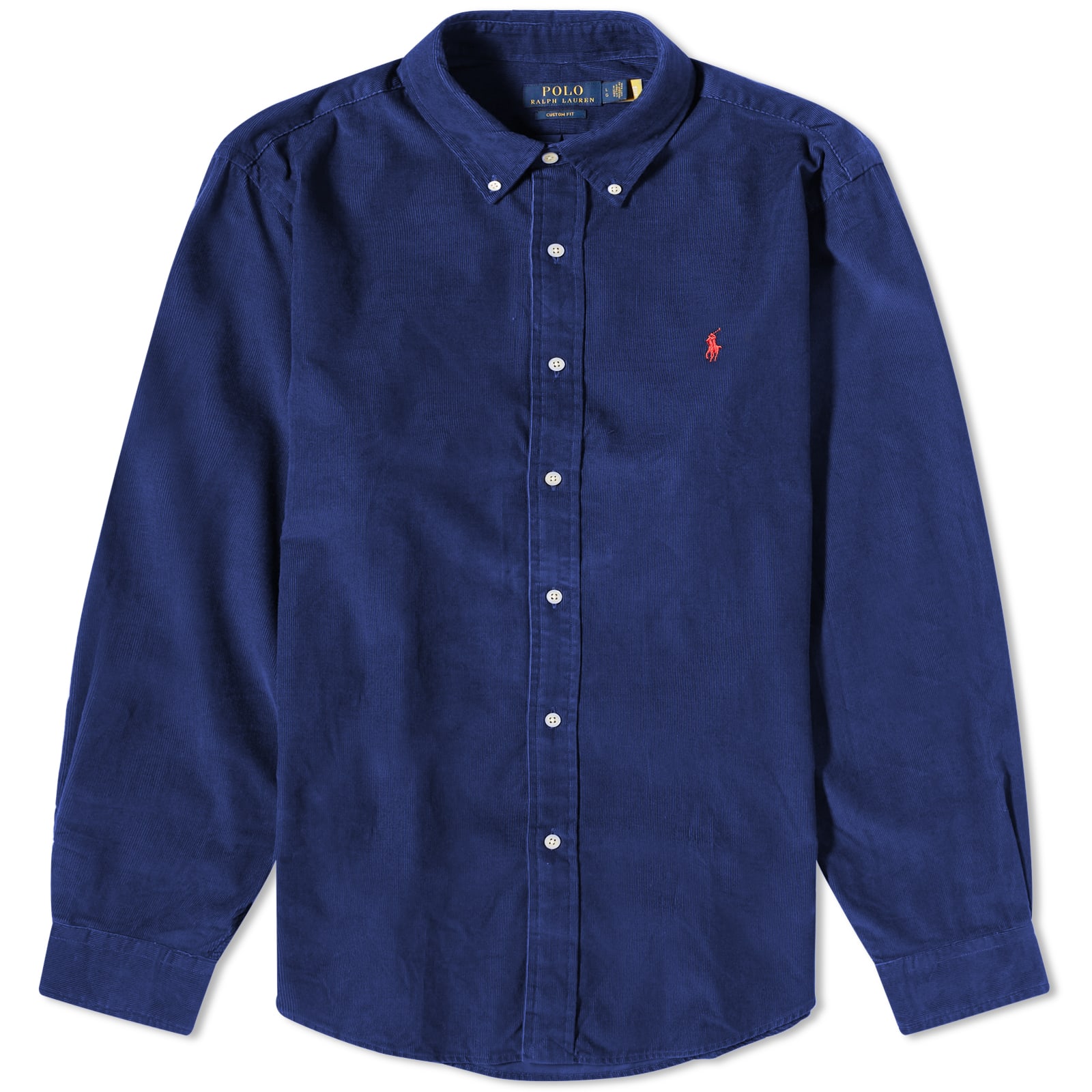 Polo Ralph Lauren Men's Corduroy Button Down Shirt Newport Navy