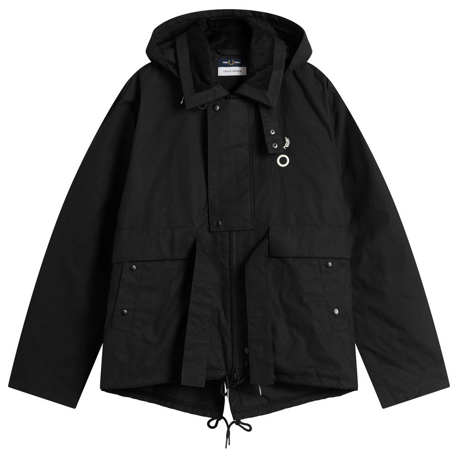 Fred Perry x Raf Simons Track Jacket, Blue - Curated Menswear