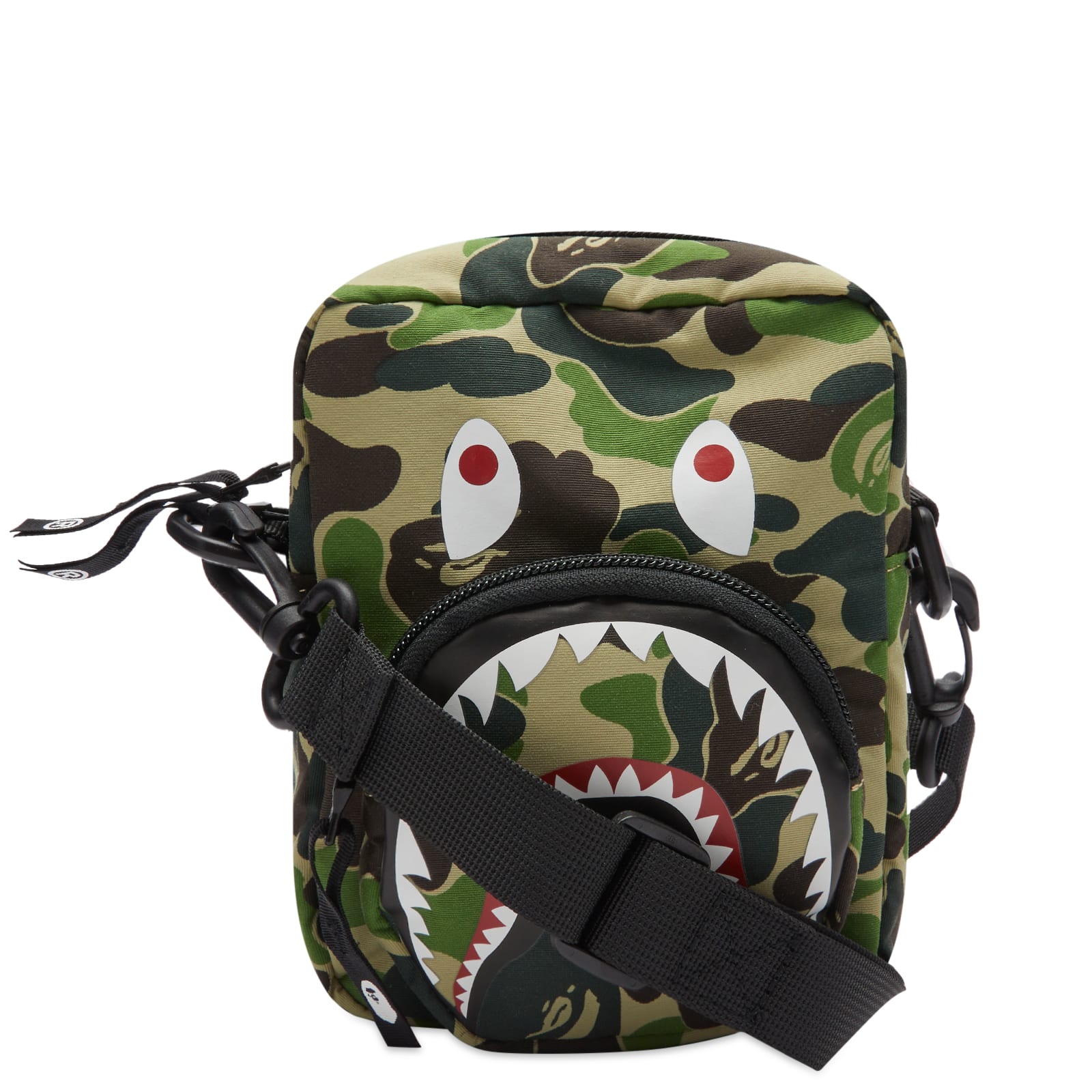 A Bathing Ape Abc Camo Shark Mini Bag Green | END. (DK)