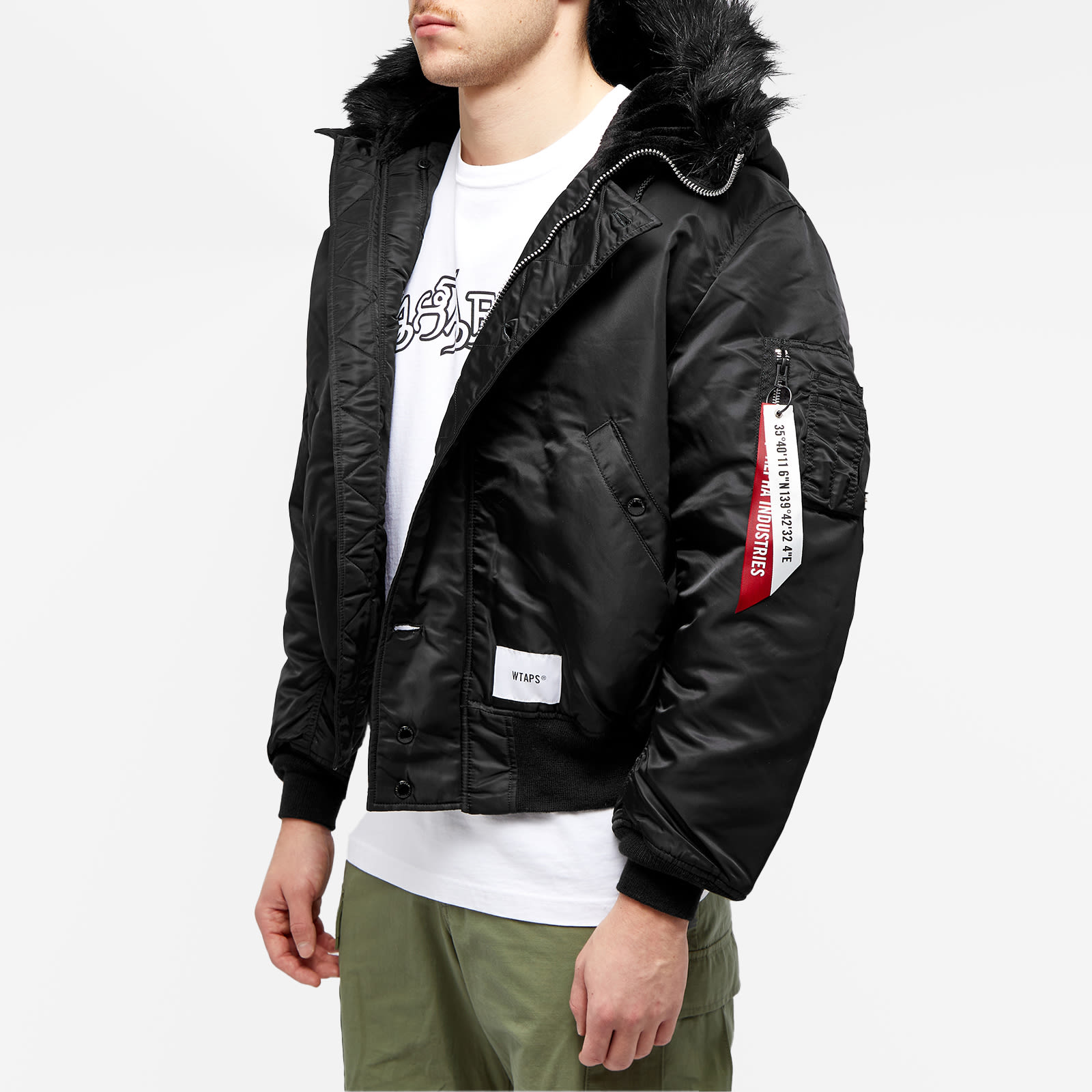 ALPHA INDUSTRIES×wtaps N2B Wtaps X Alpha Industries N 2b Core Spec Jacket Nylon Twill Black