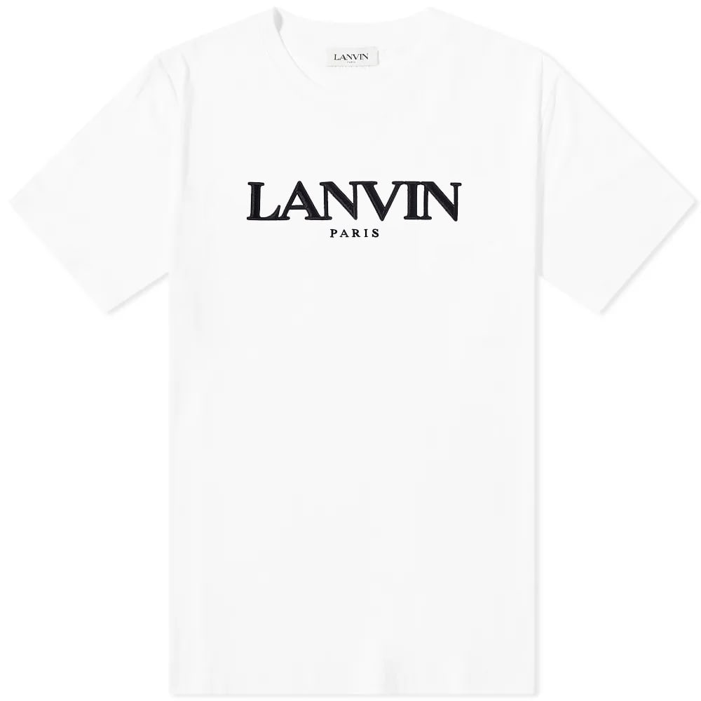 Lanvin Tshirt Logo White