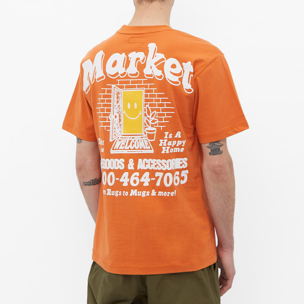 Market Smiley Homegoods Tee Rust END. (UK)