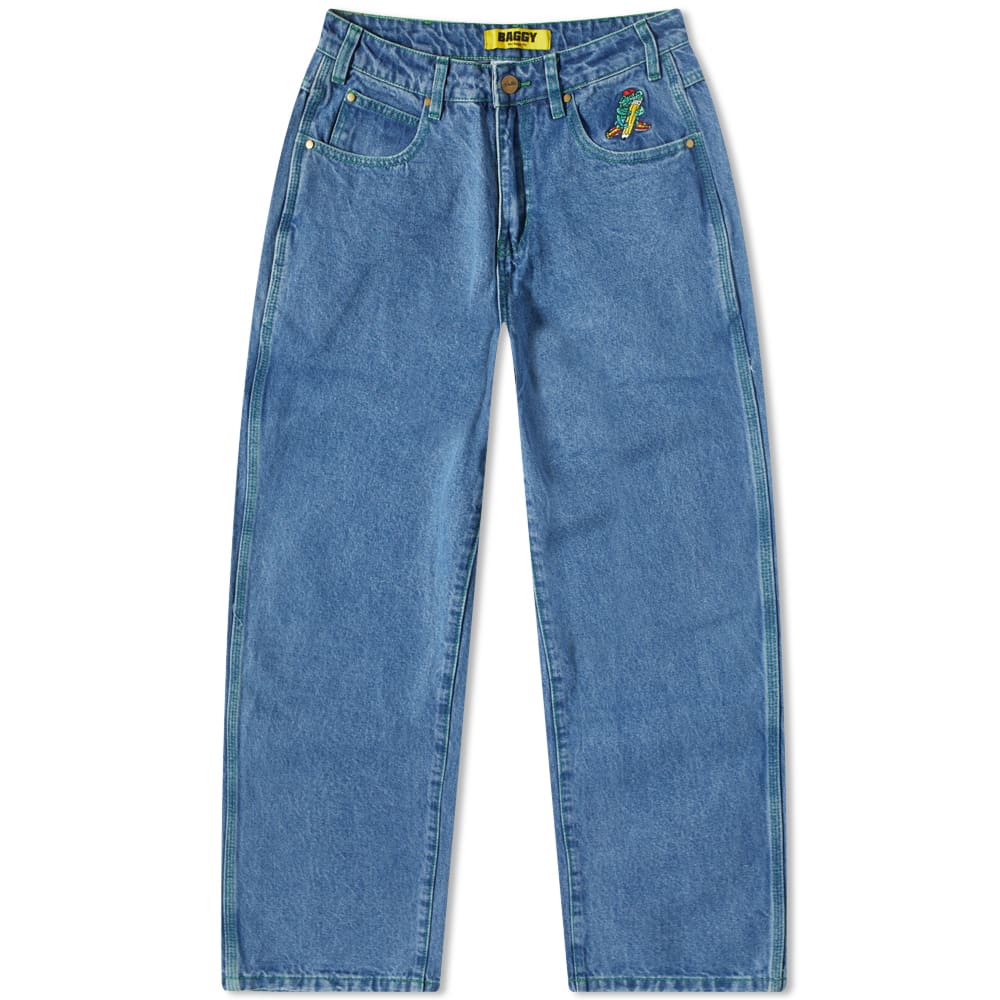 Butter Goods Martian Baggy Denim Jeans Washed Indigo END.