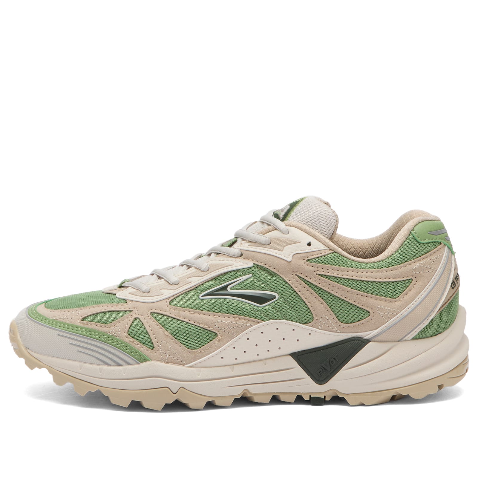 Brooks Men’s Cascadia 1 Sneaker Green/Gray/Moonbeam