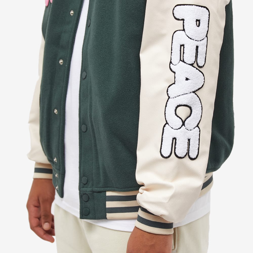 Butter Goods World Peace Varsity Jacket Forest Green END. (AU)
