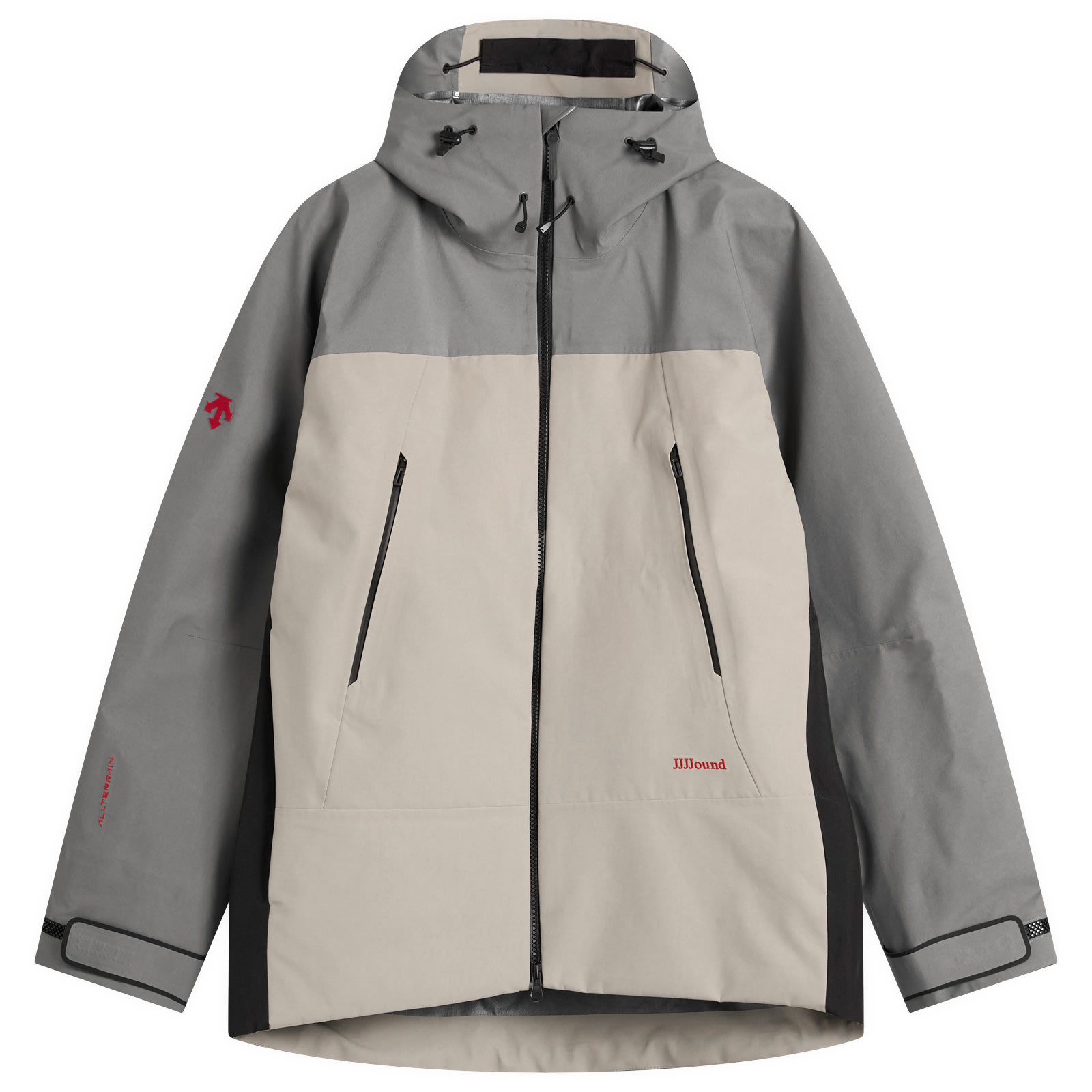 Descente Men’s Allterrain x JJJJound Hardshell Jacket Charcoal/Taupe
