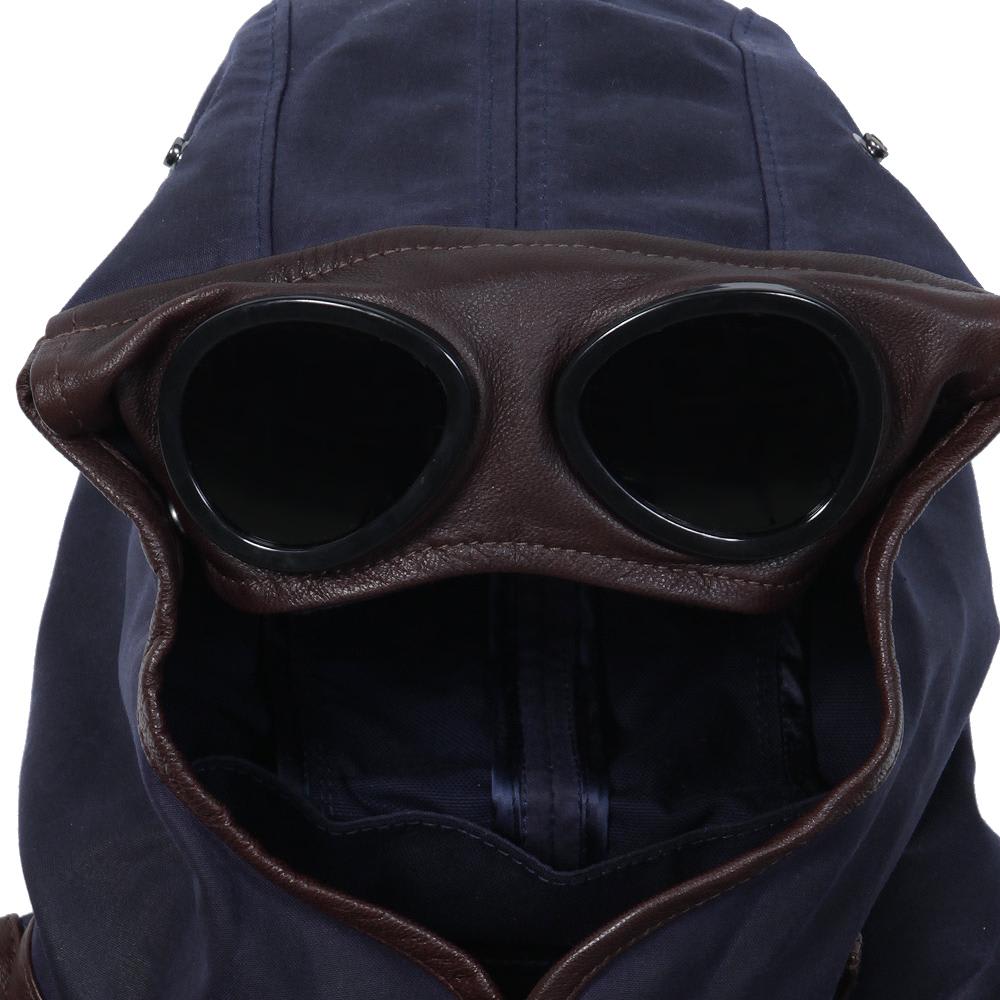 Cp company outlet leather goggle jacket