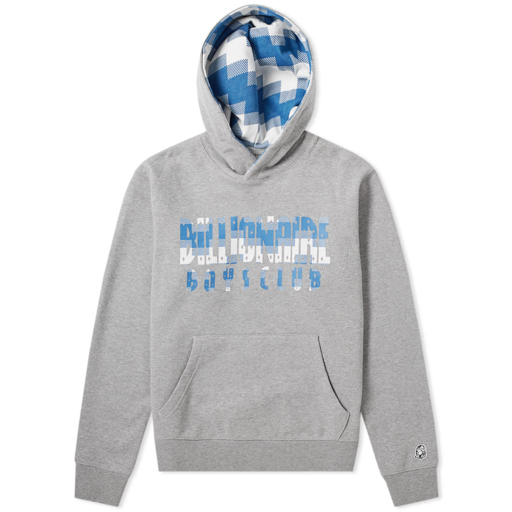 Keeping you cosy this season, Pharrell and Nigo join forces to produce this Billionaire Boys Club hoody in a staple grey colourway. Decorating the hood and branding across the chest, the streetwear label use a vintage-inspired pixelated print to add a splash of colour to the cotton construction. Boasting a kangaroo pouch pocket and ribbed trims, the off-duty sweat is cut with a regular fit, neatly finished off with the iconic astronaut motif - found stamped on the sleeve.

100% Cotton
Loopback Jersey
Printed Branding
Astronaut Appliqué
Kangaroo Pouch Pocket
Ribbed Cuffs & Hem