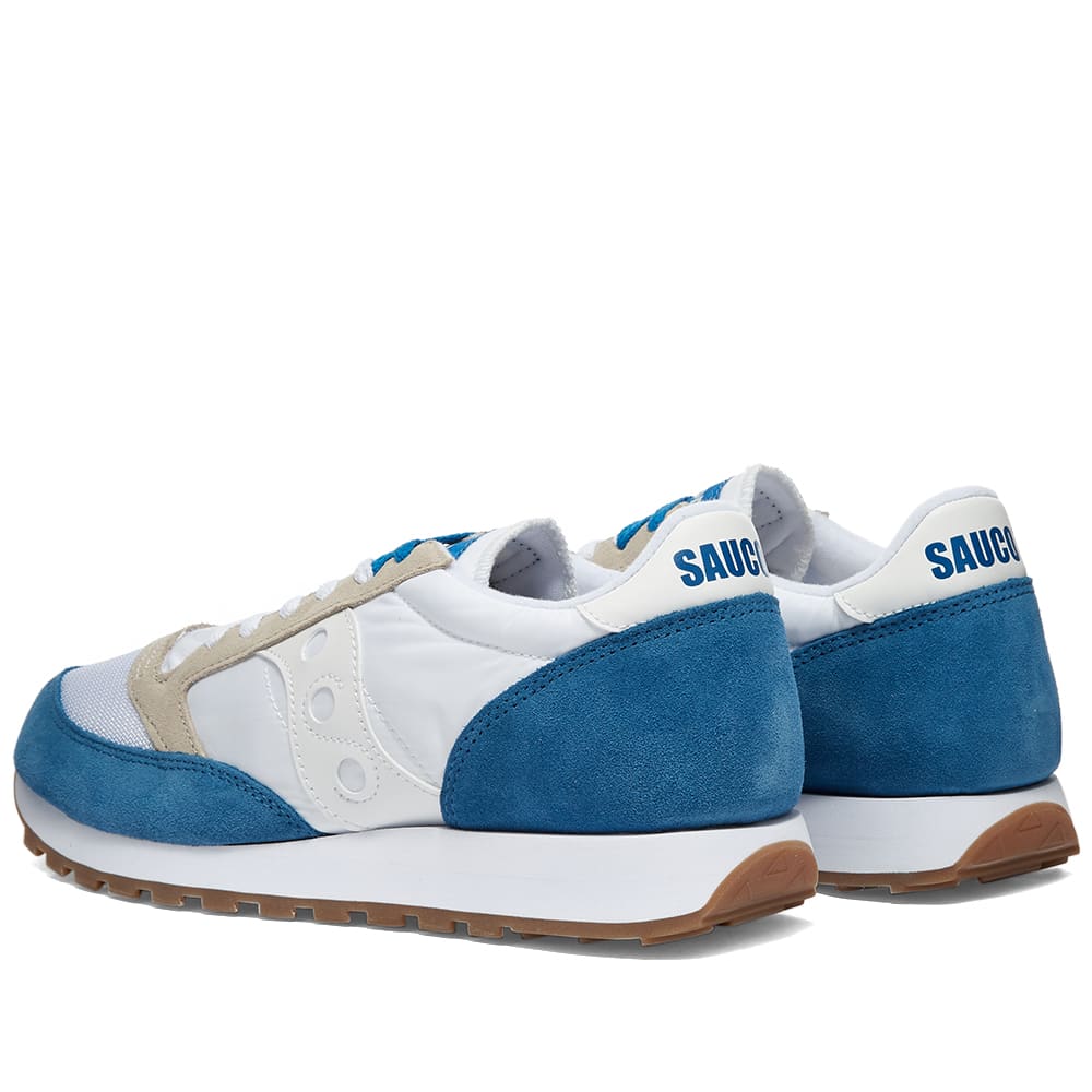 saucony jazz white blue