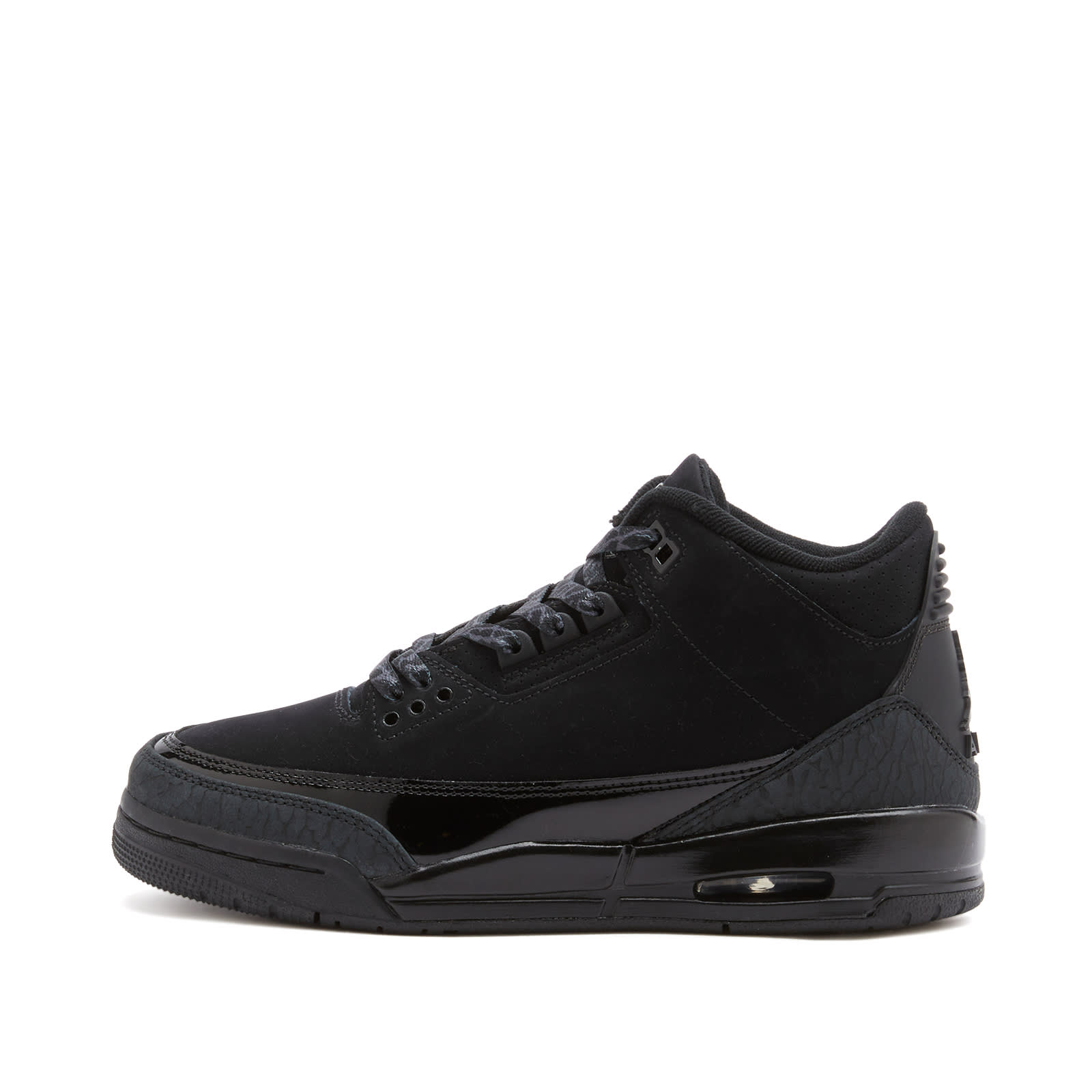 Air Jordan 3 Retro Sneaker (GS) in Off Noir/Black - DM0967-001
