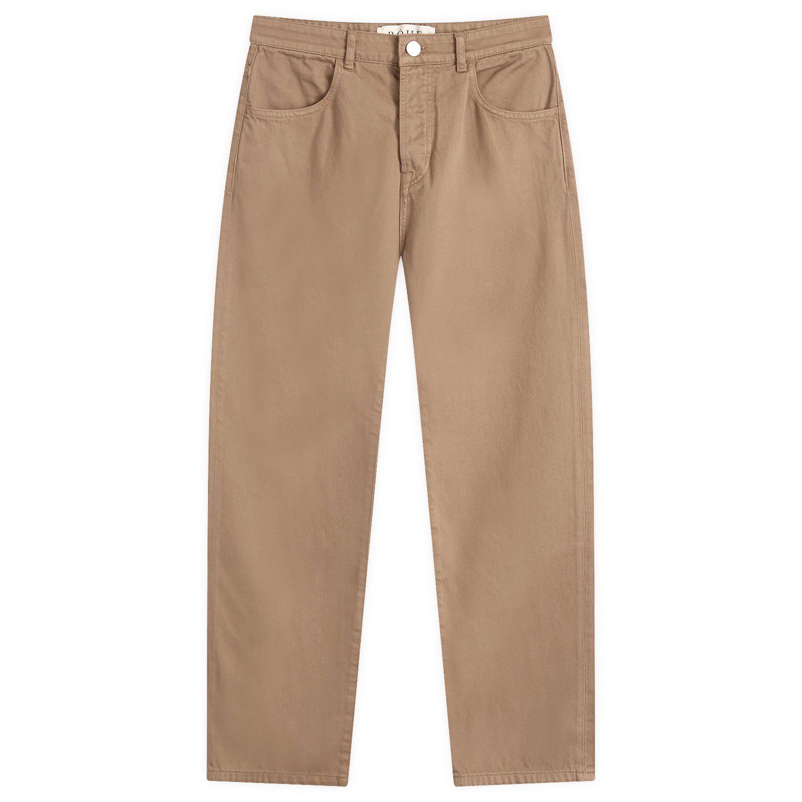Róhe Men's Taupe Relaxed Leg Jeans