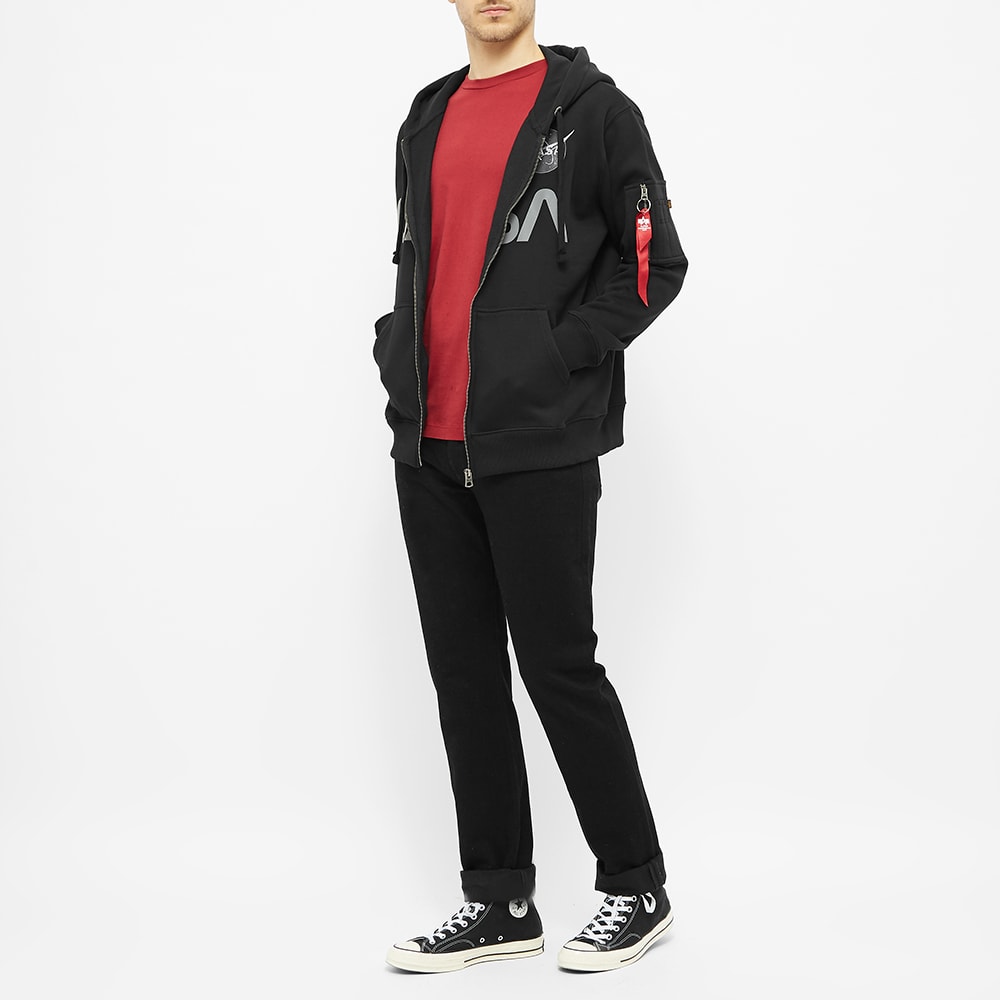 Alpha industries nasa zip hoody clearance