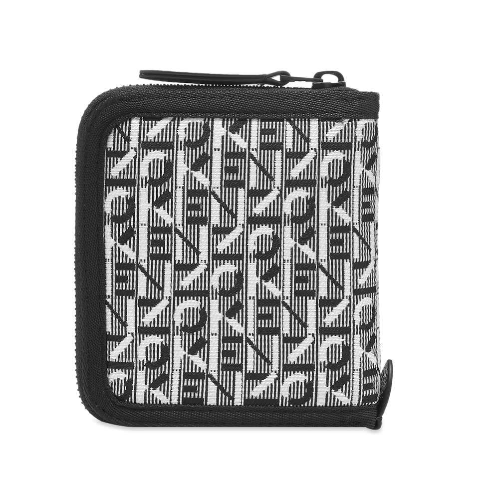 Kenzo Monogrammed Repeat Print Zip Wallet Misty Grey END. (Europe)