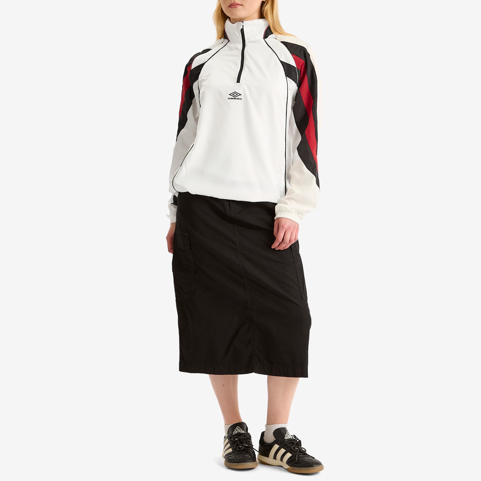 Umbro Zip Off Sleeve Wind Jacket | 66626U-MSC | FOOTY.COM