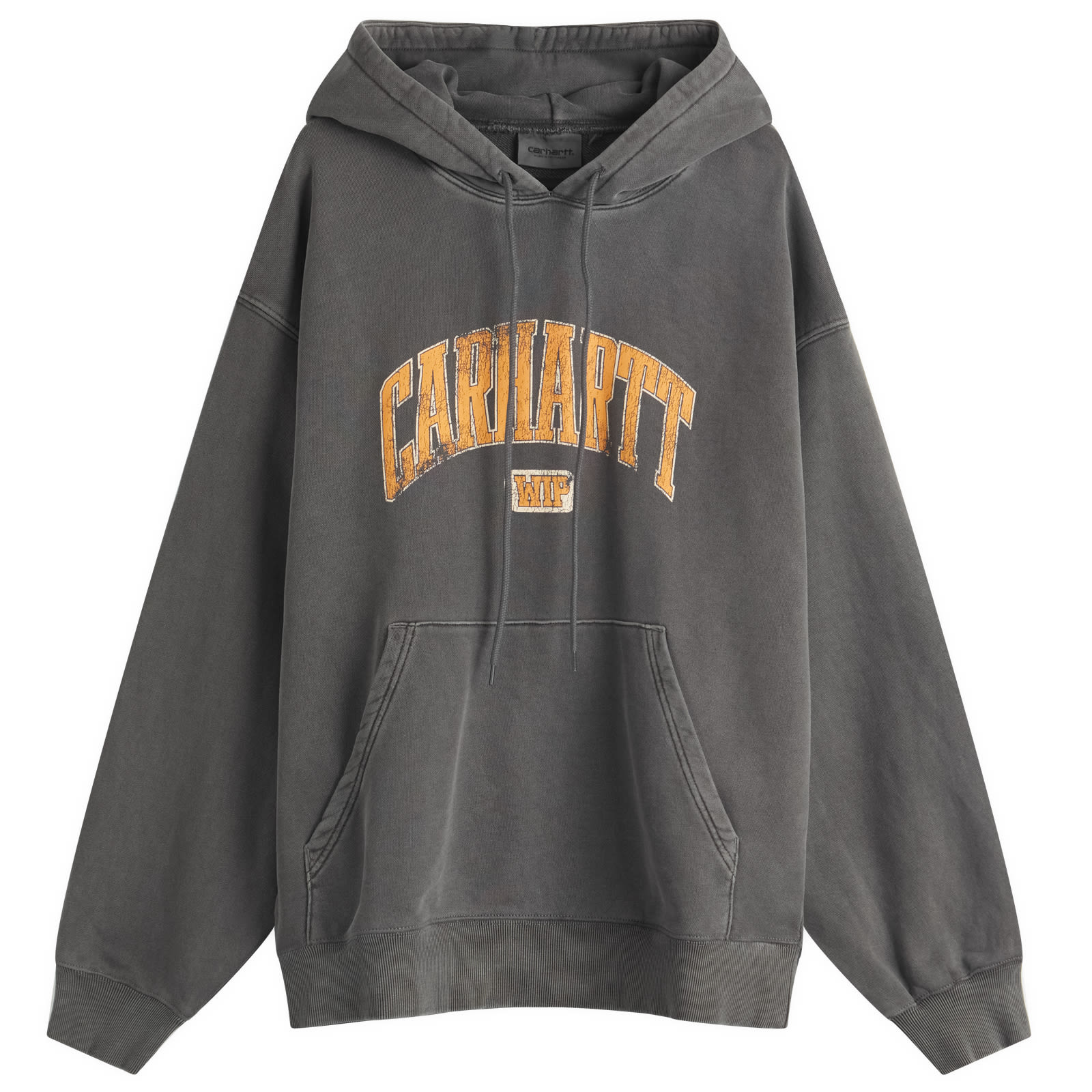 パーカー・フーディ Carhartt Wip Hooded Library Sweatshirt Black Carhartt WIP - Hooded Library Garment Dyed Black - Hoodie