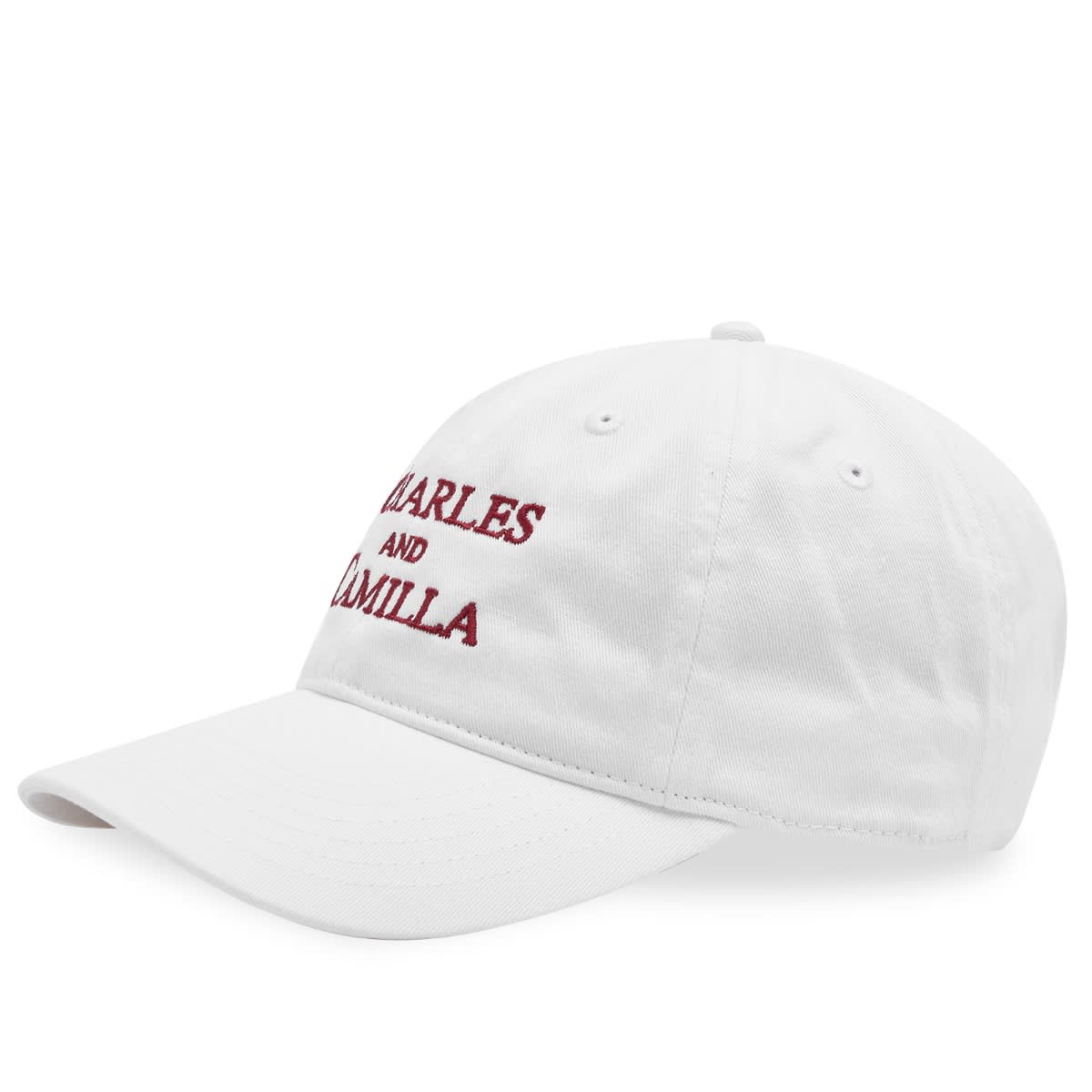 idea booksアイディア　CHARLES AND CAMILLA cap Charles and Camilla hat (White)