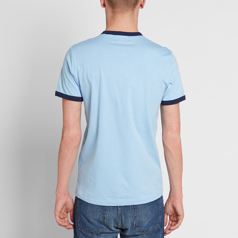 Fred Perry Ringer Tee Sky Blue \u0026 Carbon 