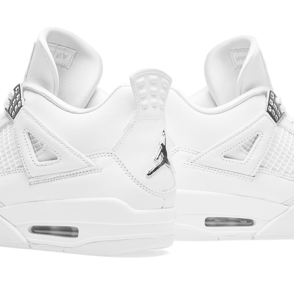 Nike Air Jordan IV Retro White & Metallic Silver END. (US)