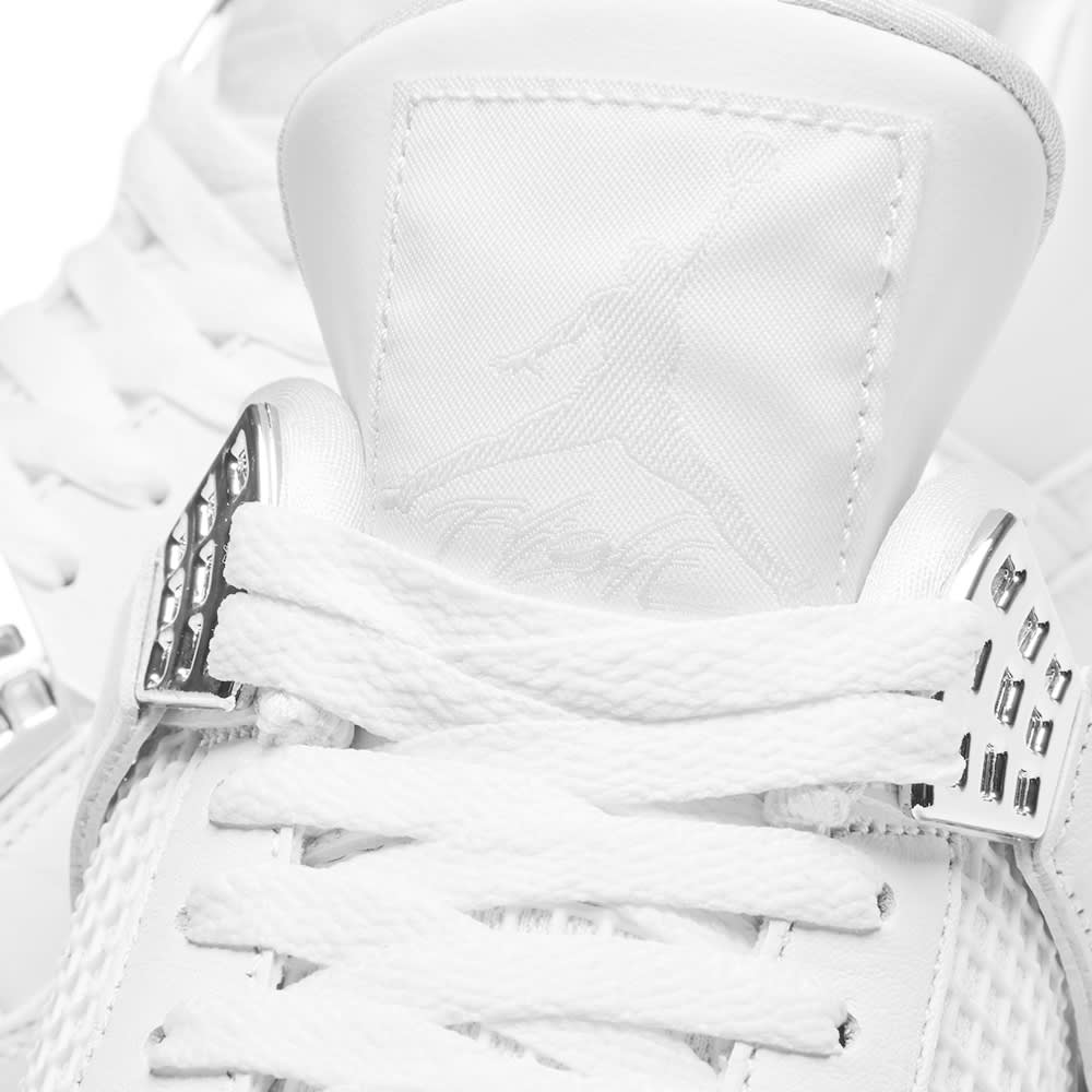 Nike Air Jordan IV Retro White & Metallic Silver END. (US)