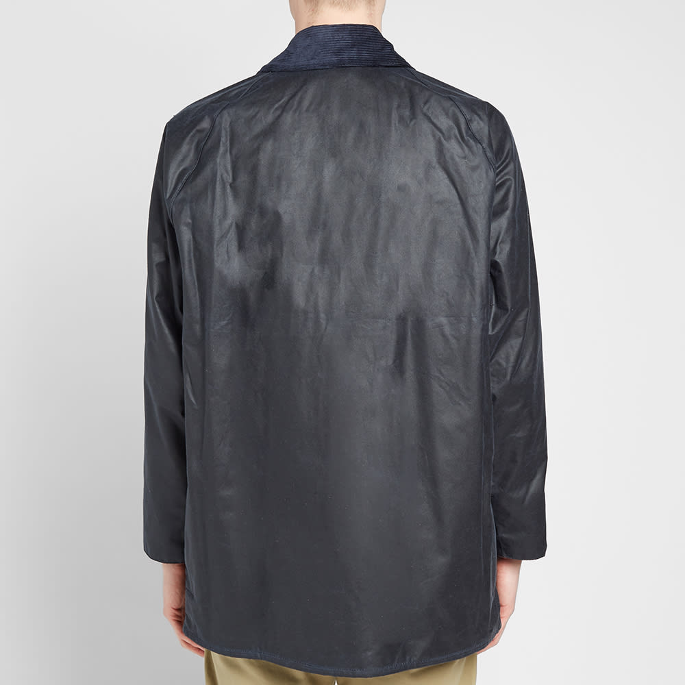 Barbour Beaufort Wax Jacket Navy | END.